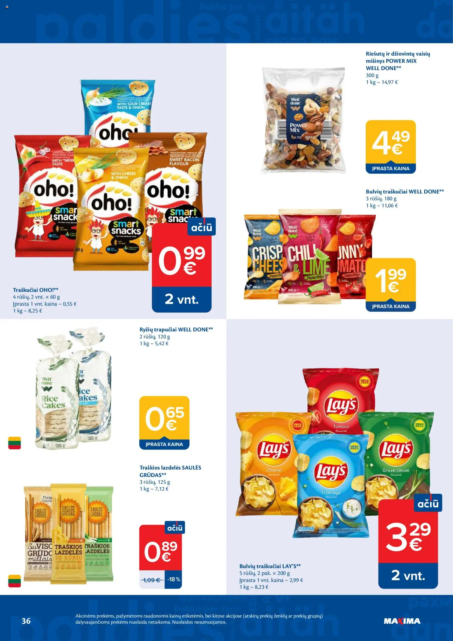 MAXIMA akcijos nuo 28.04.2026 | Puslapis: 36 | Prekių: Traškučiai