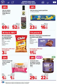 Ofertele Carrefour valabile de la 18.02.2026 | Pagină: 19 | Produse: Măsline, Alune, Biscuiți, Cireșe