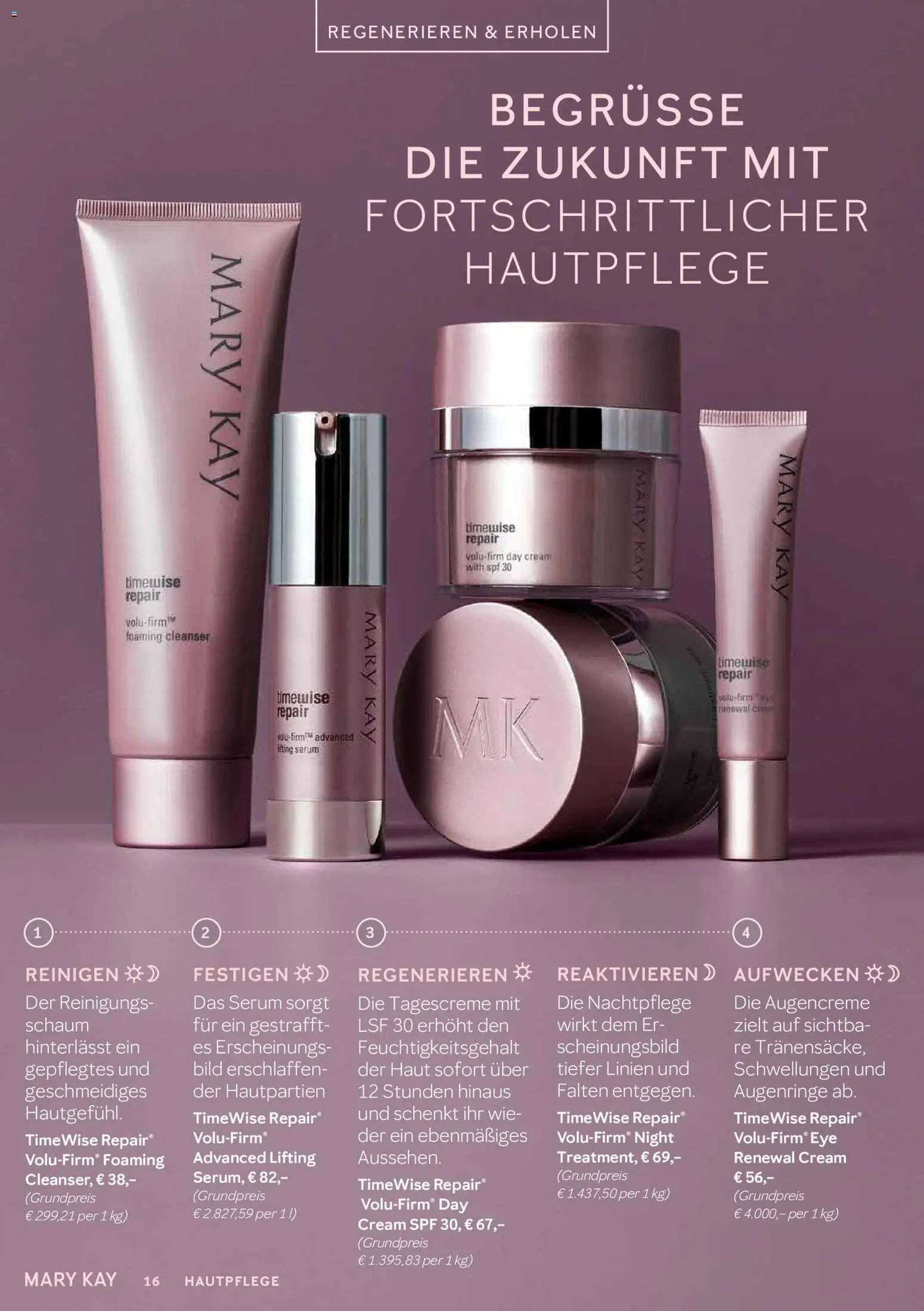 Mary Kay Katalog – gültig ab 15.04.2026 | Seite: 16 | Produkte: Serum, Tagescreme