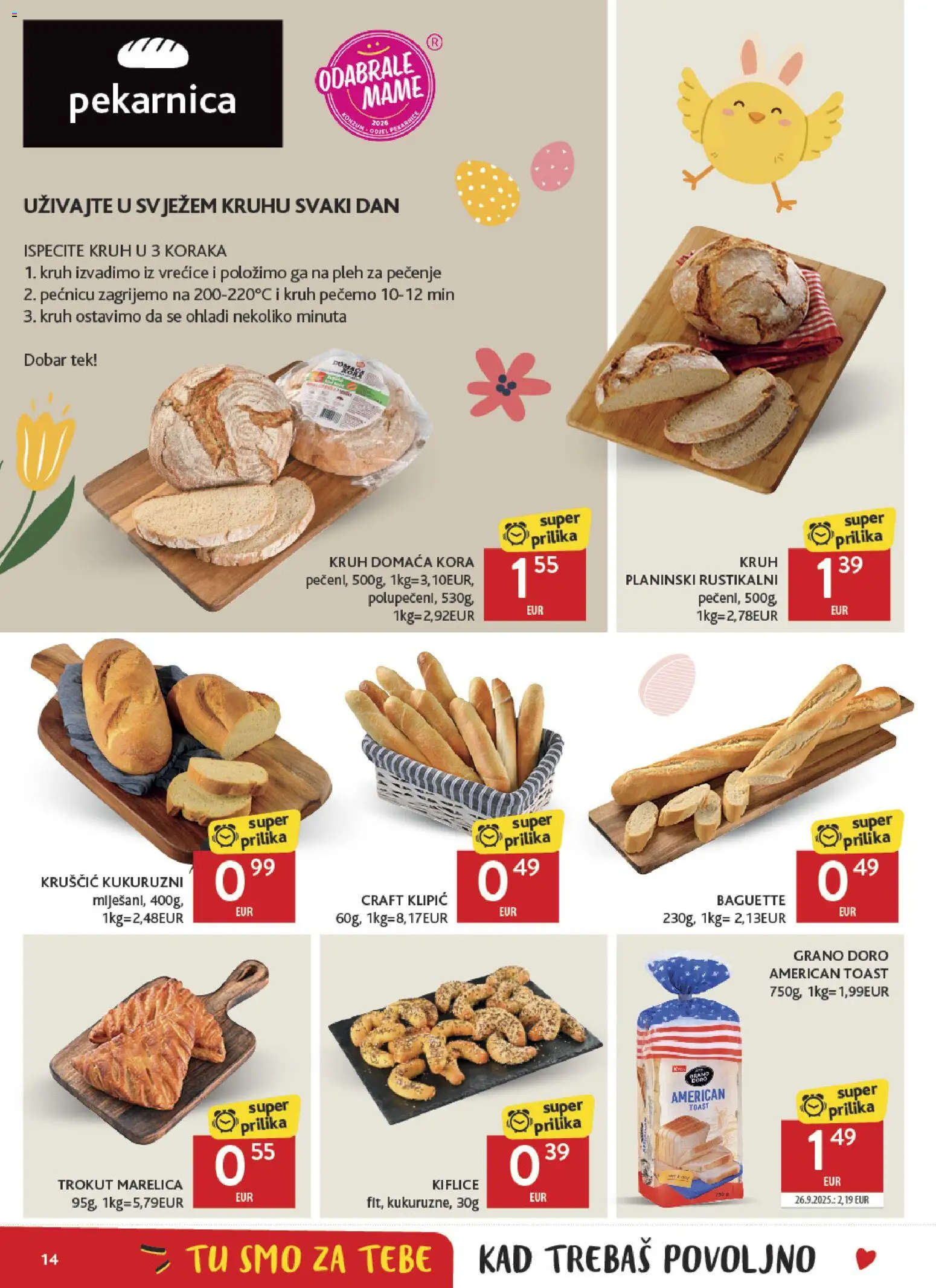 Konzum HR akciós ujság - amely érvényes a következő dátumtól: 01.04.2026 | Oldal: 14