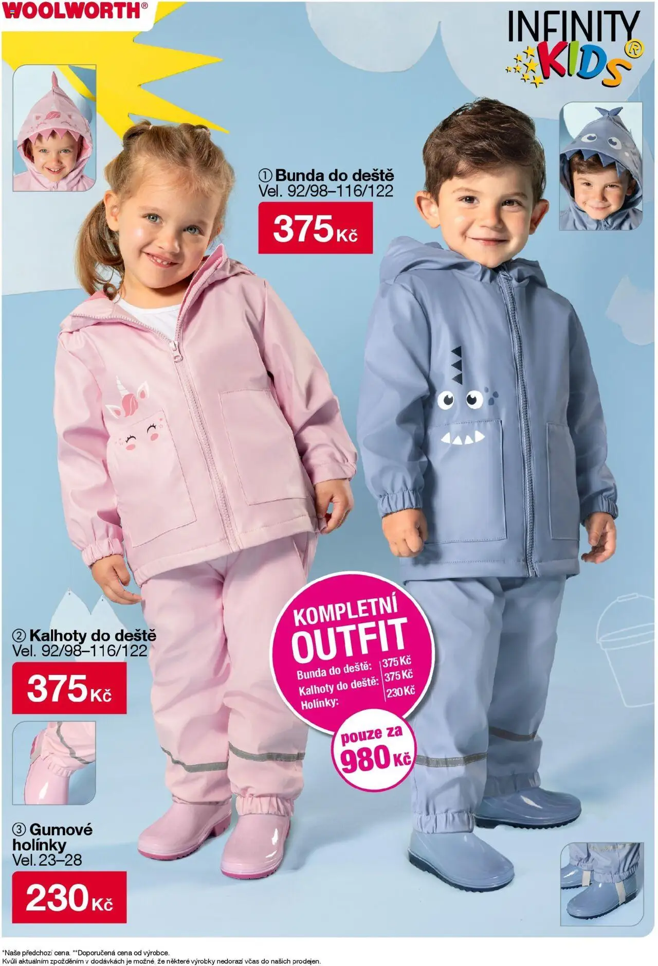 Woolworth leták od 22.08.2025 - akční nabídka | Strana: 3 | Produkty: Bunda, Kalhoty, Holínky