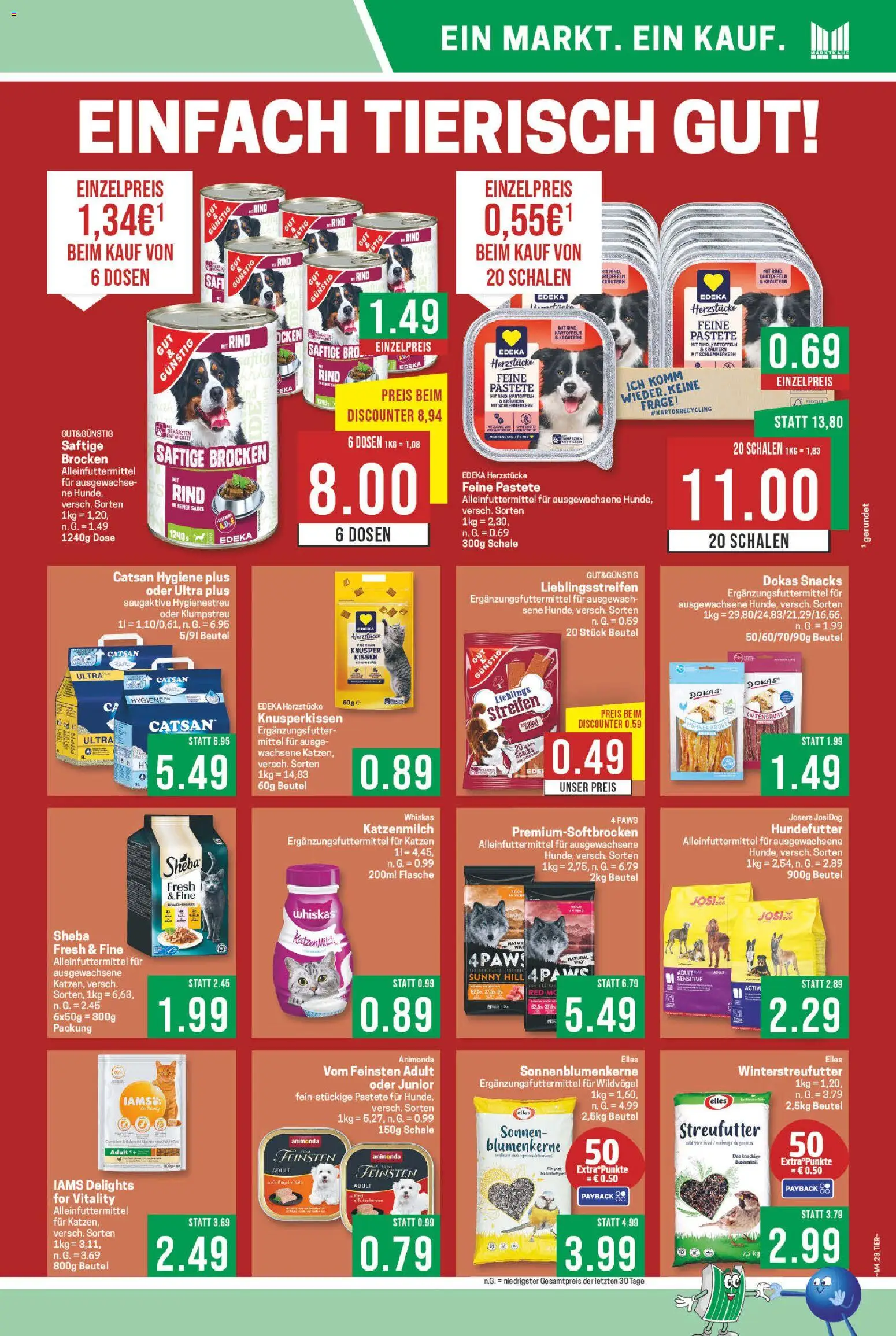 Marktkauf Prospekt 	 – gültig ab 19.01.2026 | Seite: 23 | Produkte: Catsan, Sheba, Kartoffeln, Whiskas