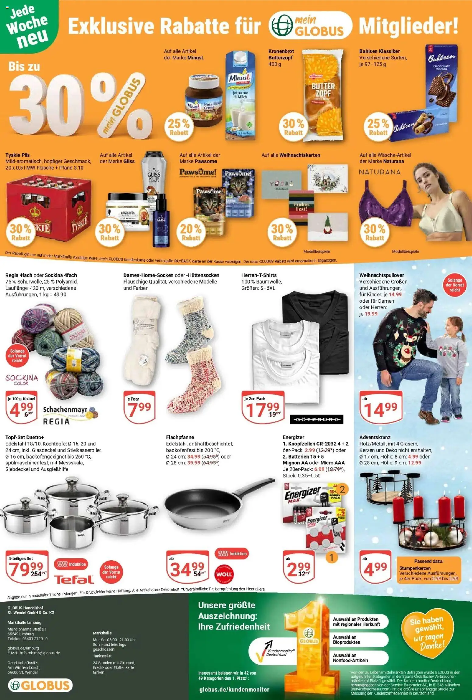 Globus prospekt Limburg	 – gültig ab 02.11.2025 | Seite: 27 | Produkte: Tyskie, Pils, Telefon, Uhr