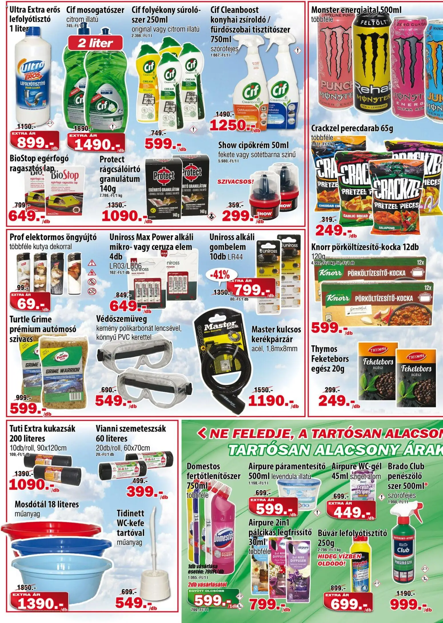 Vianni akciós ujság - amely érvényes a következő dátumtól: 25.02.2026 | Oldal: 2 | Termékek: Légfrissítő, Cheddar, Mosogatószer, Citrom