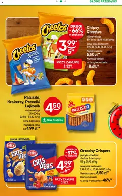 Żabka Gazetka od 02.07.2025 | Strona: 43 | Produkty: Ketchup, Paluszki, Orzechy, Cheddar