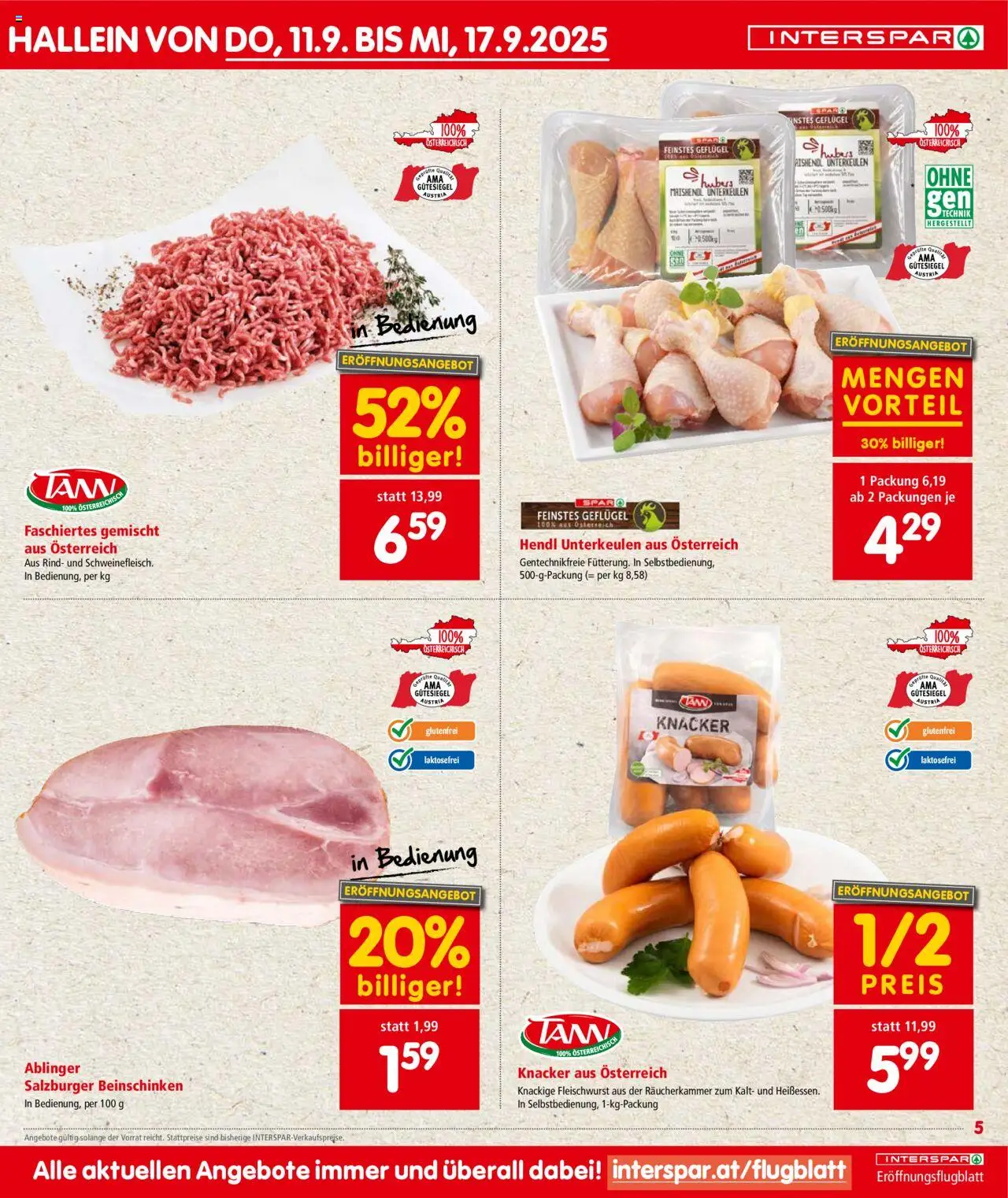Interspar Hallein hat Neu eröffnet gültig ab 11.09.2025 | Seite: 5
