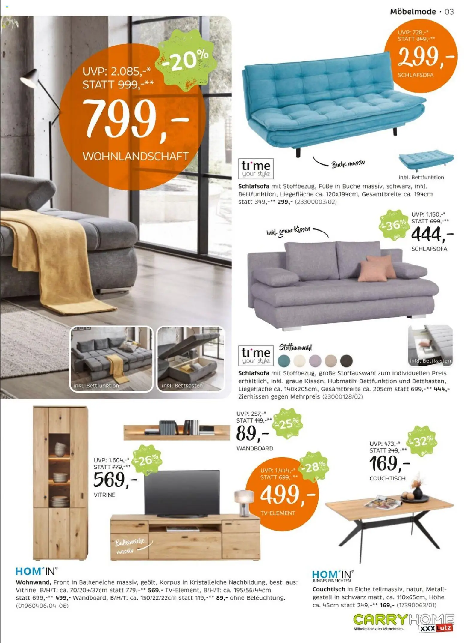 XXXLutz Carry Home Räumt bis -77% gültig ab 22.12.2025 | Seite: 3 | Produkte: Kissen, Couchtisch