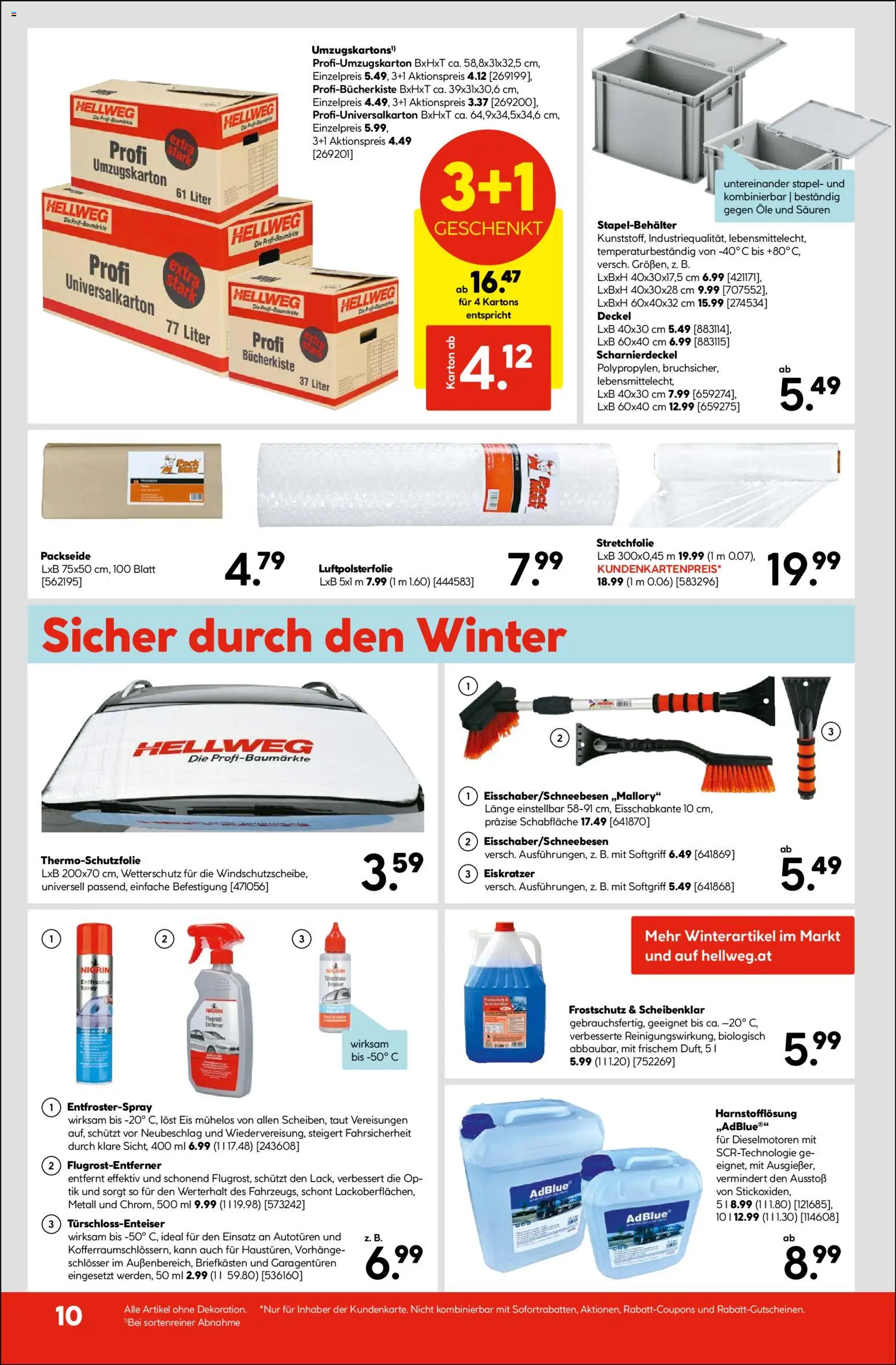 HELLWEG Flugblatt gültig ab 22.01.2026 | Seite: 14 | Produkte: Eis