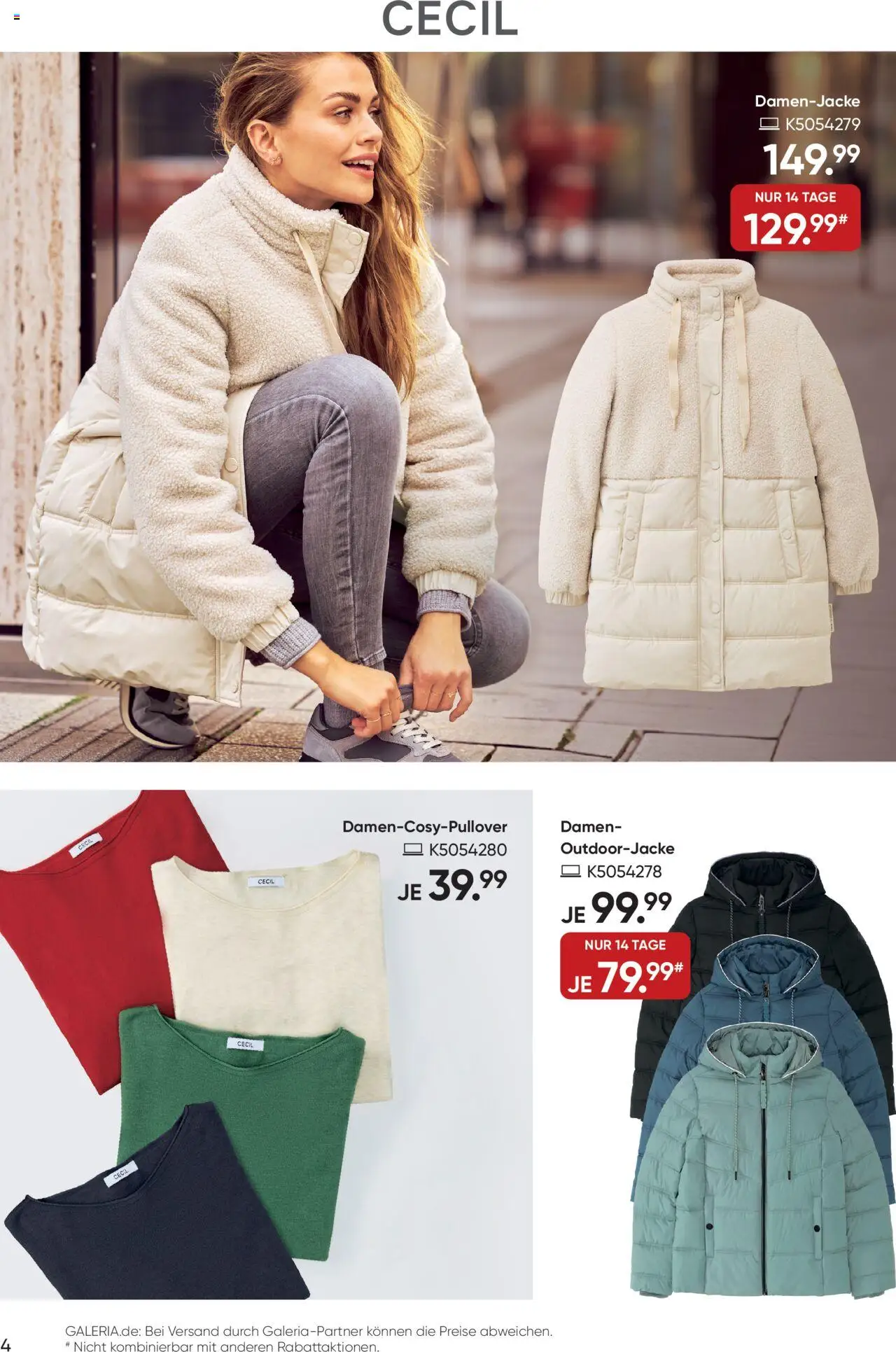 Galeria Karstadt Kaufhof Online-Prospekt – gültig ab 29.09.2025 | Seite: 4