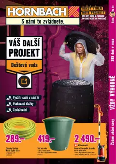 Náhled letáku HORNBACH leták - Dešťová voda od 16.07.2025