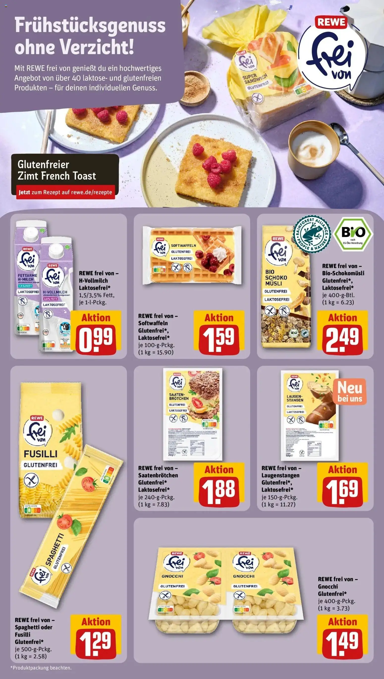 Rewe Prospekt Hamburg	 – gültig ab 13.04.2026 | Seite: 11 | Produkte: Musli, Toast, Pasta