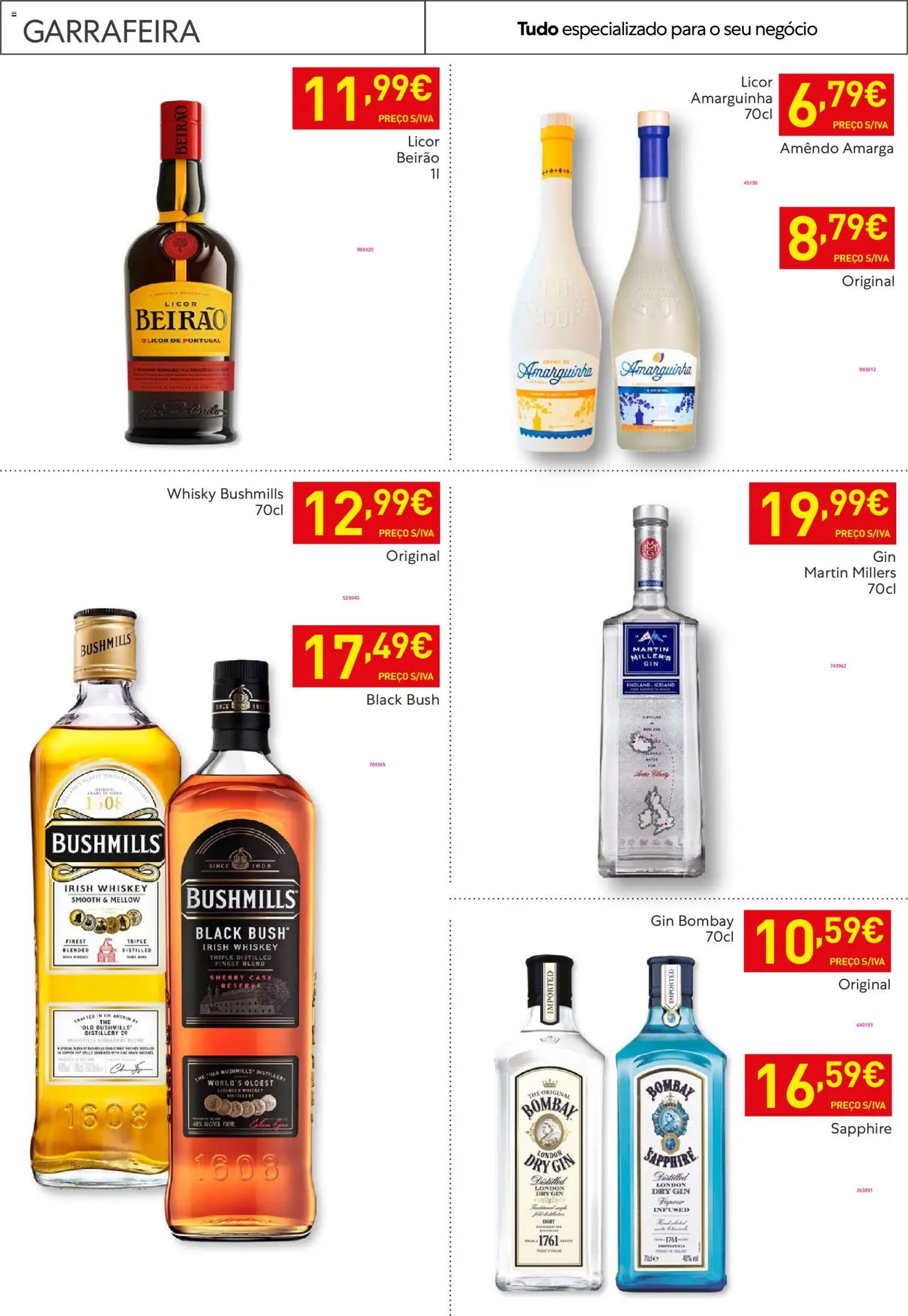 Recheio - Horeca Bons Negócios │ válido de 10.02.2026 | Página: 35 | Produtos: Whisky, Licor, Gin, Creme