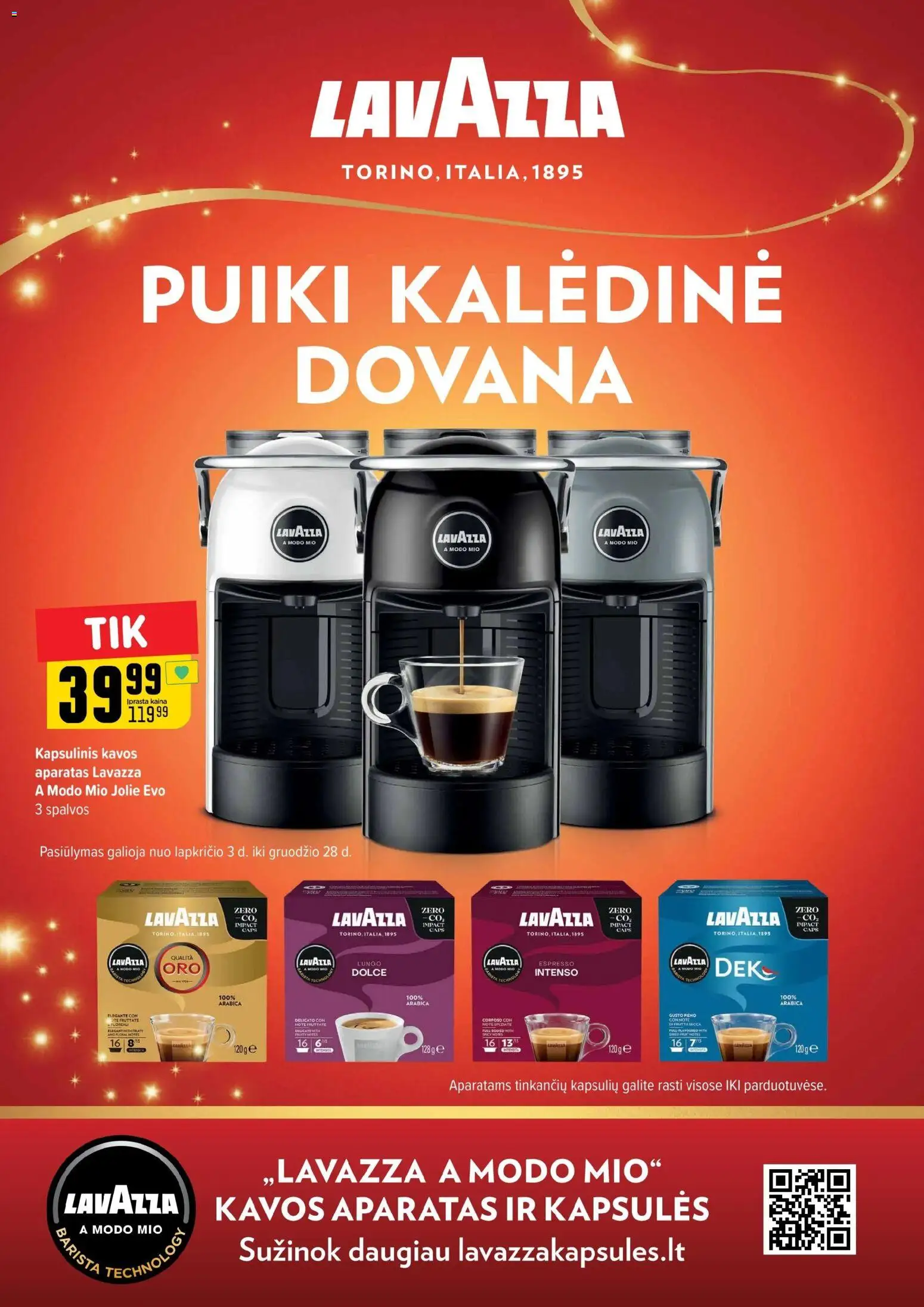 IKI akcijos nuo 03.11.2025 | Puslapis: 59 | Prekių: Kavos aparatas