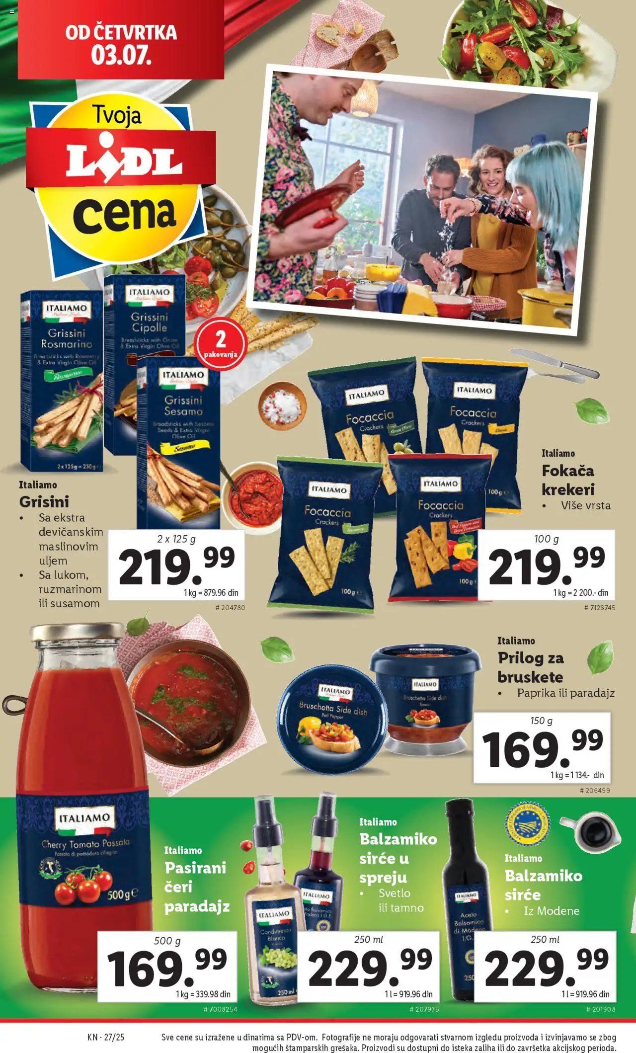 Lidl katalog - važi od 03.07.2025 | Strana: 40 | Proizvode: Paprika, Sirće, Paradajz