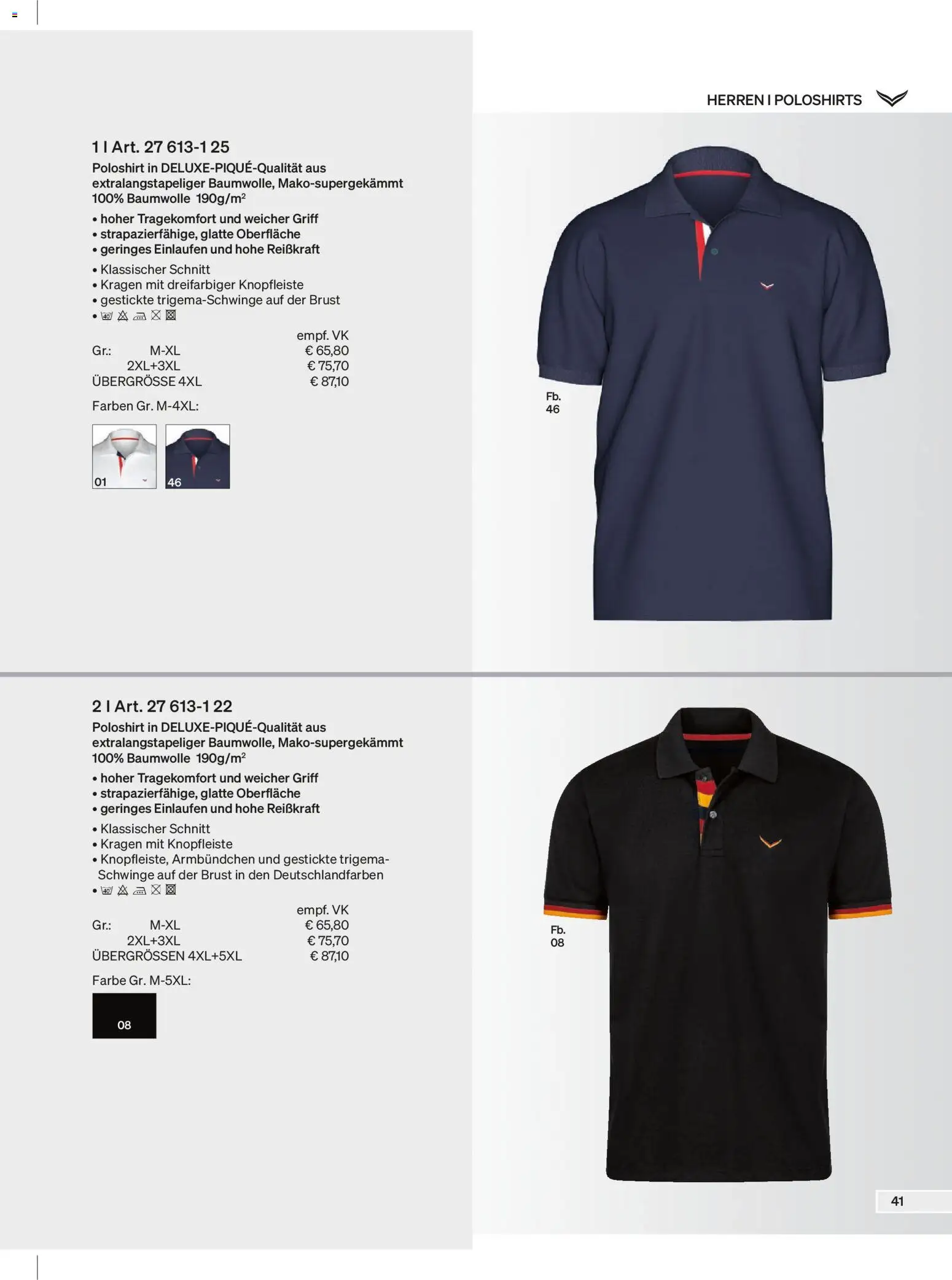 Trigema Prospekt – gültig ab 01.02.2026 | Seite: 41 | Produkte: Poloshirt