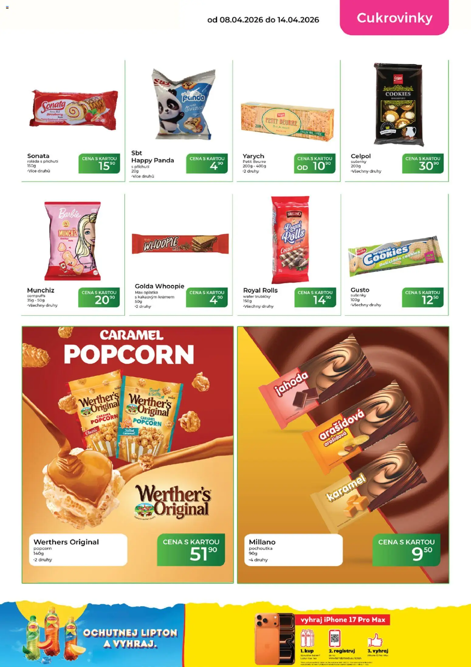 Tamda Foods leták od 08.04.2026 | Strana: 31 | Produkty: Cookies, Iphone, Popcorn, Sušenky