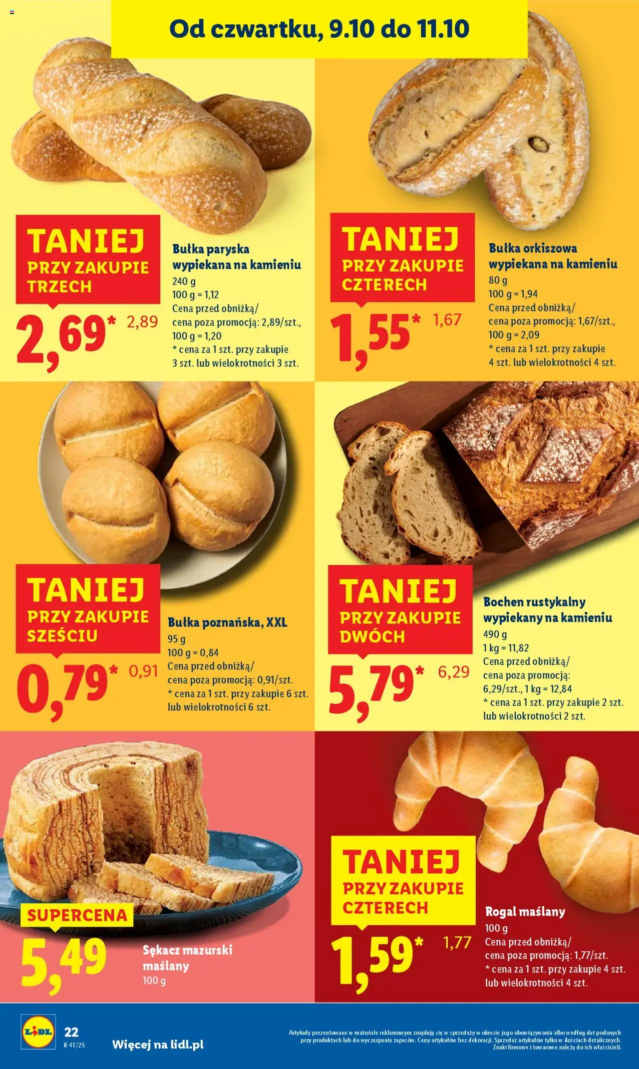 Lidl Gazetka od 09.10.2025 | Strona: 28 | Produkty: Bułka