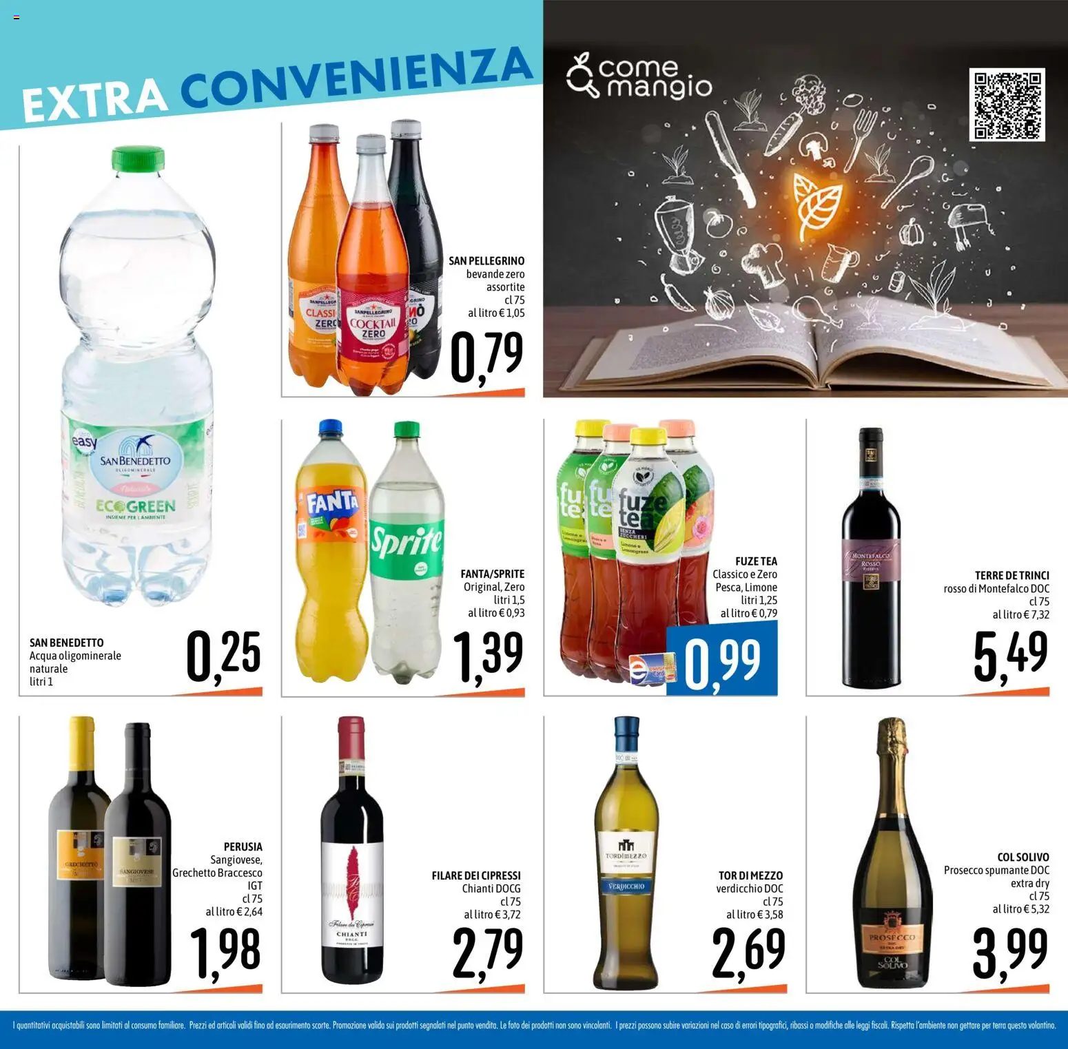 Volantino Emisfero del 12.03.2026 | Pagina: 10 | Prodotti: Acqua, Spumante, Fanta, Terra