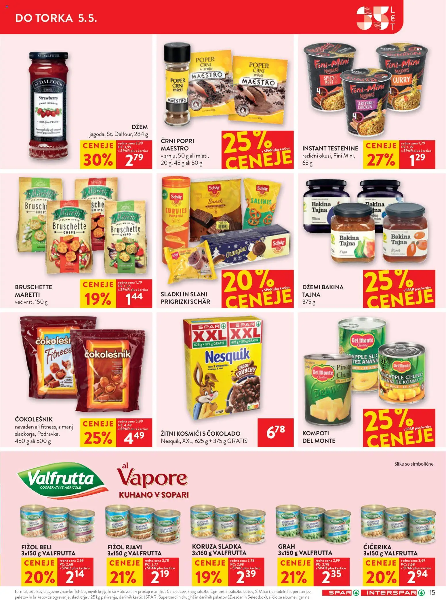 Novi Spar katalog ponudbe – veljaven od 29.04.2026 | Stran: 17 | Izdelki: Paprika, Čokolešnik, Kosmici, Poper