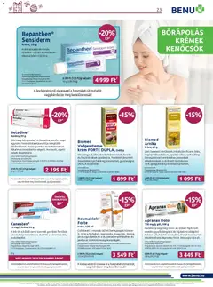BENU Gyógyszertárak Akciós újság - amely érvényes a következő dátumtól: 01.12.2025 | Oldal: 23