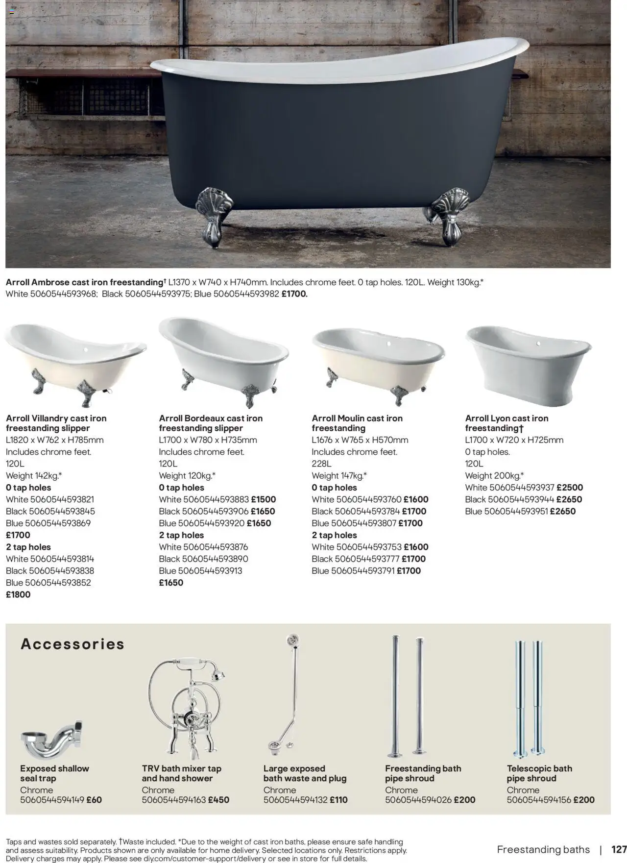  | Page: 127 | Products: Bath, Weight, Iron, Mixer