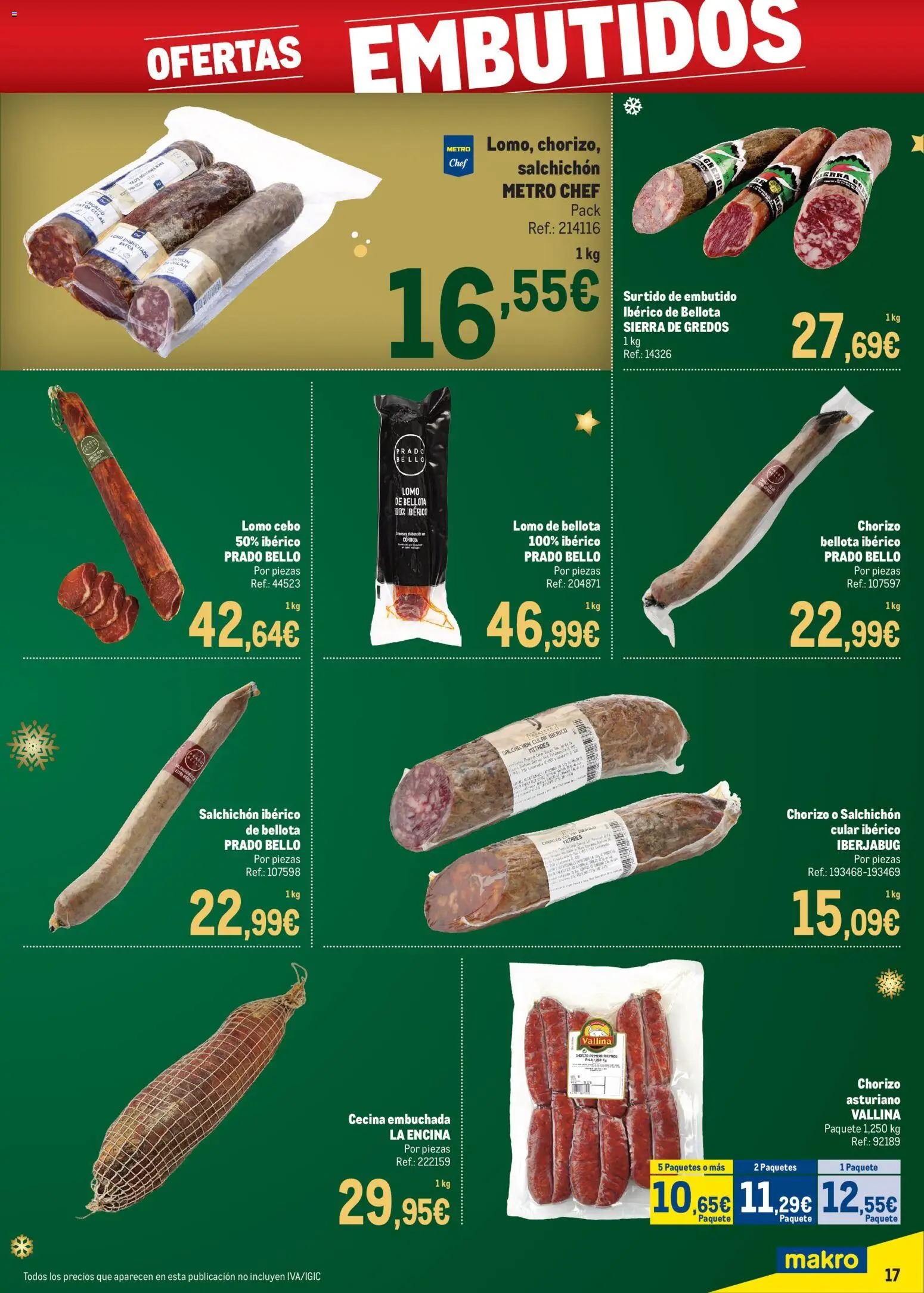 Makro - Precios Navidad Norte 2 │ válido desde el 24.11.2025 | Página: 17 | Productos: Νυχτικό