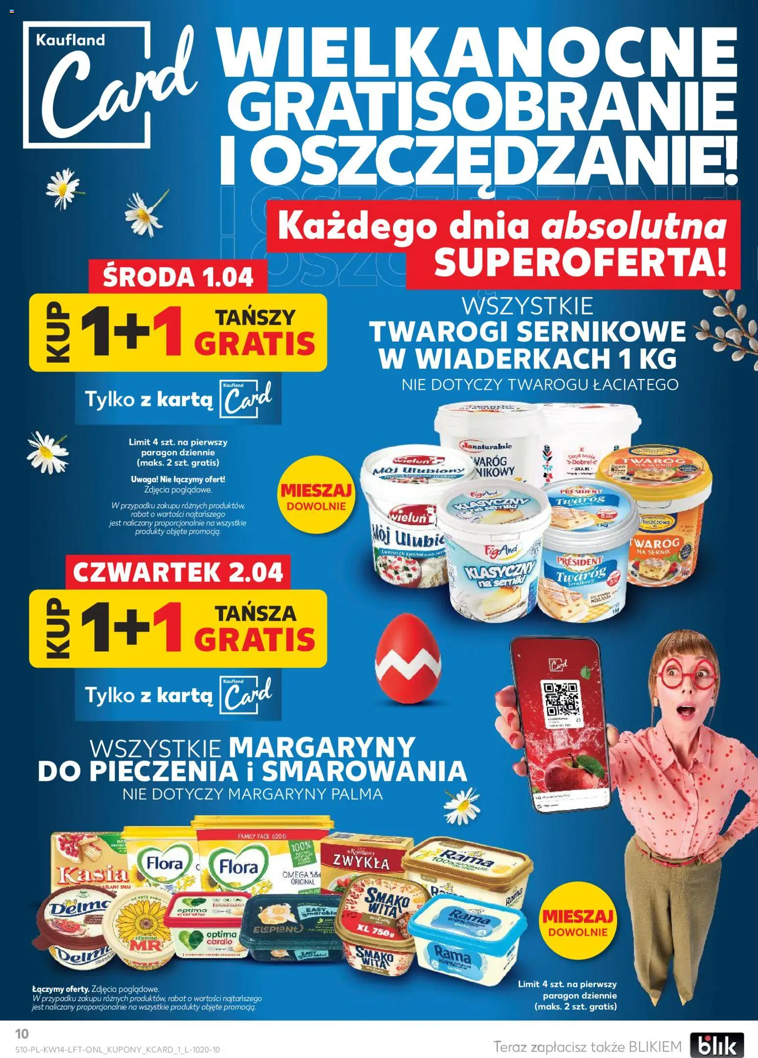 Kaufland gazetka od 01.04.2026 | Strona: 10 | Produkty: Karta, Twaróg