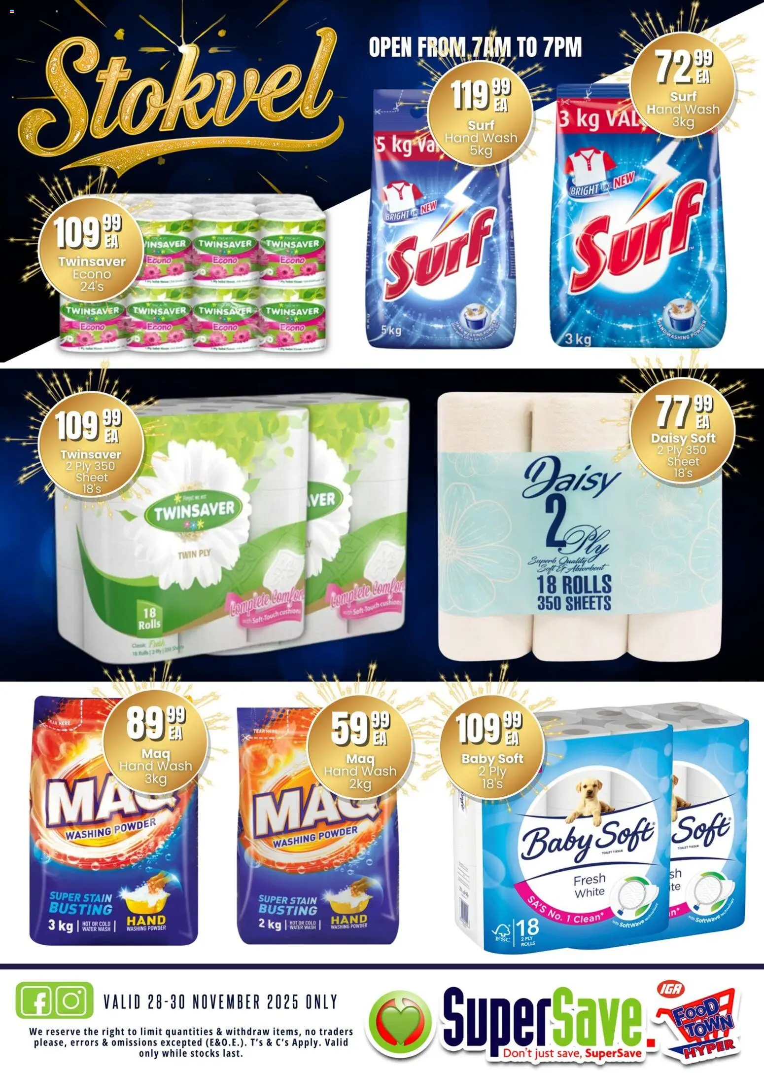 New Super Save catalogue – valid from 28.11.2025 | Page: 57 | Products: Powder, Washing powder