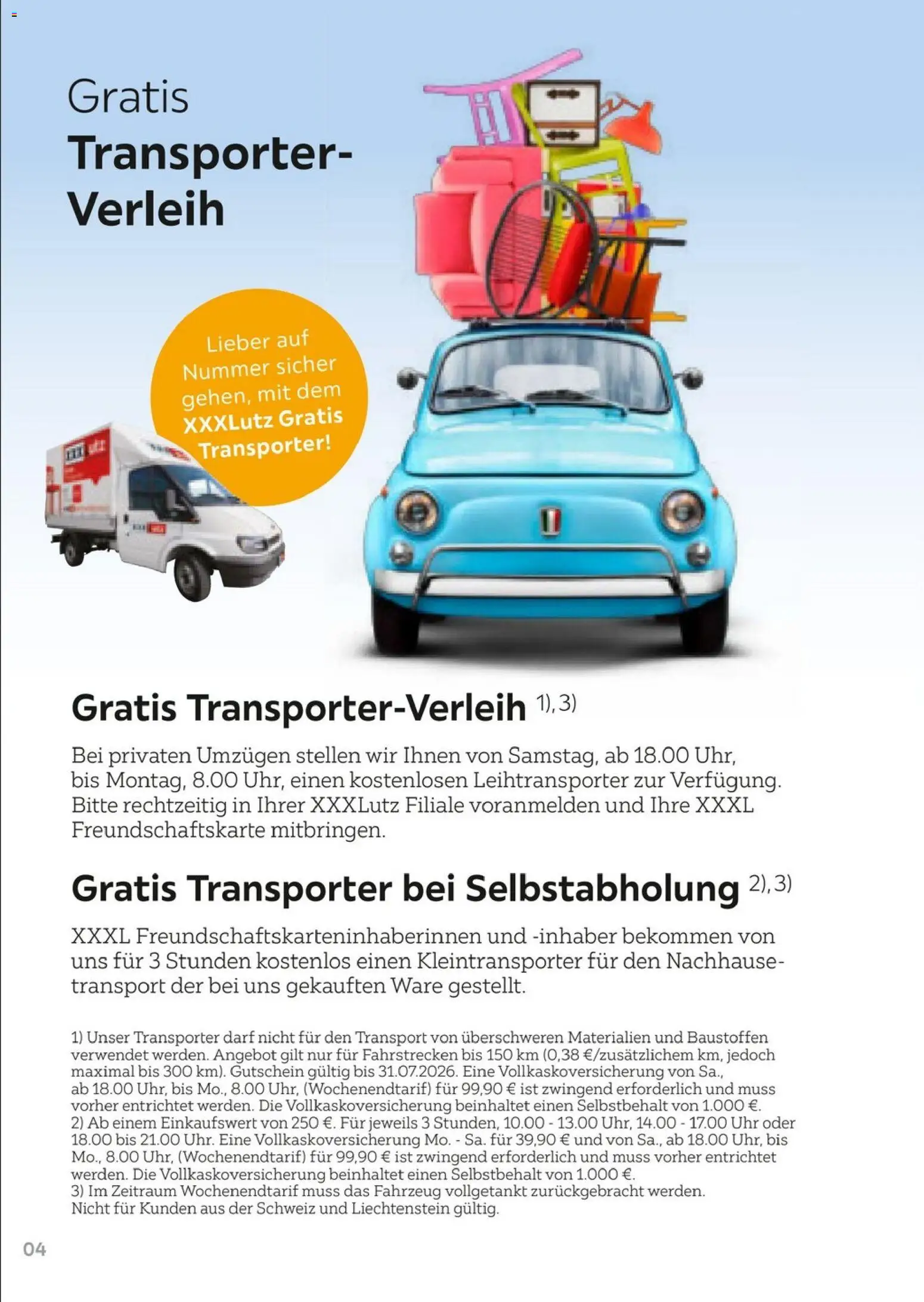 XXXL Lutz  Freundschaftskartenjournal – gültig ab 01.02.2026 | Seite: 4 | Produkte: Uhr