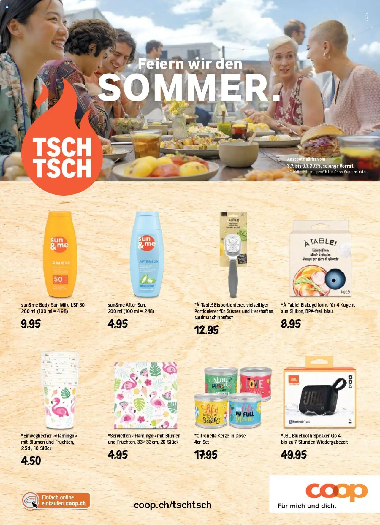 Coop Magazin ab 03.07.2025 | Seite: 21 | Produkte: After Sun