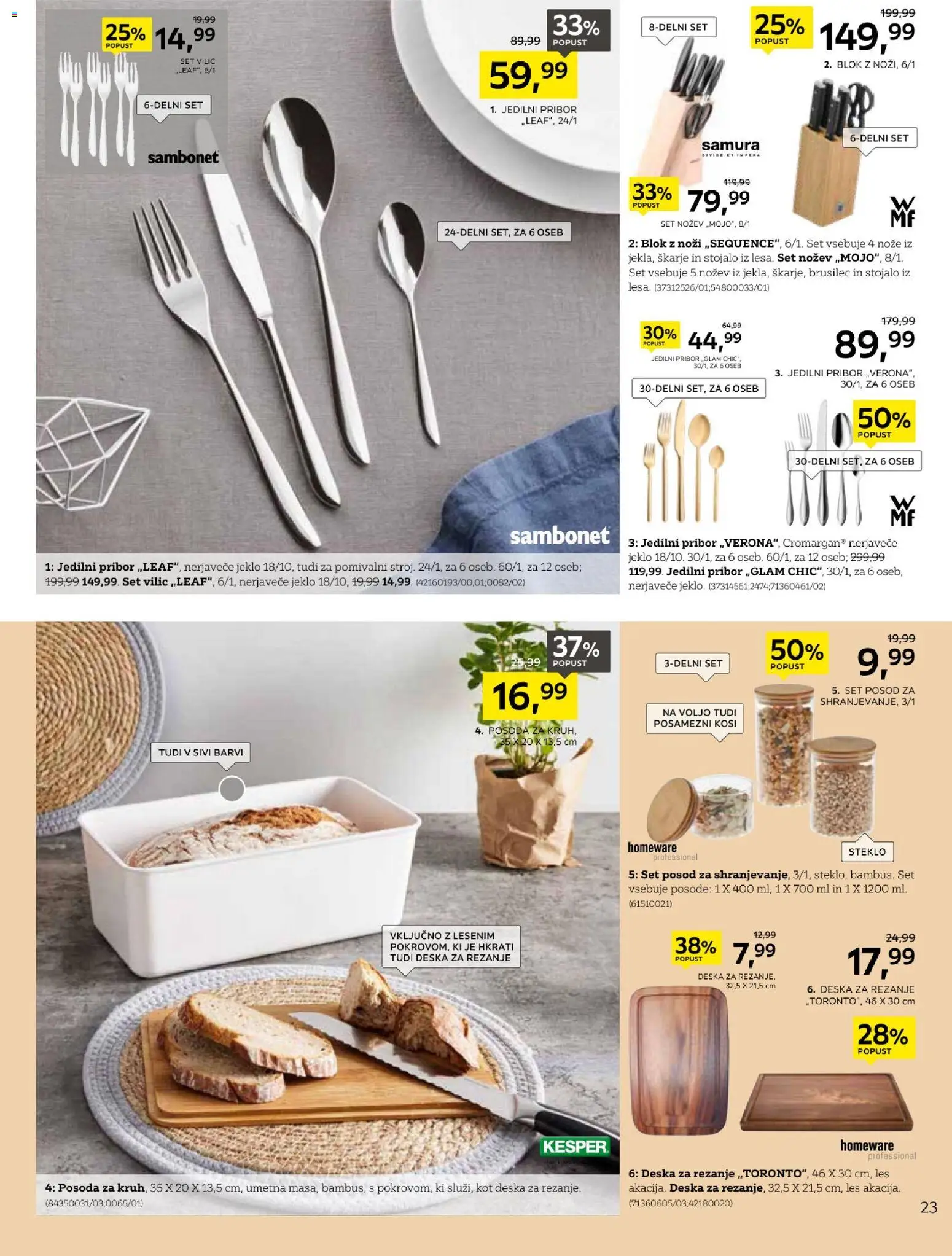 Novi XXXL Lesnina katalog ponudbe – veljaven od 17.02.2026 | Stran: 23 | Izdelki: Pribor, Blok