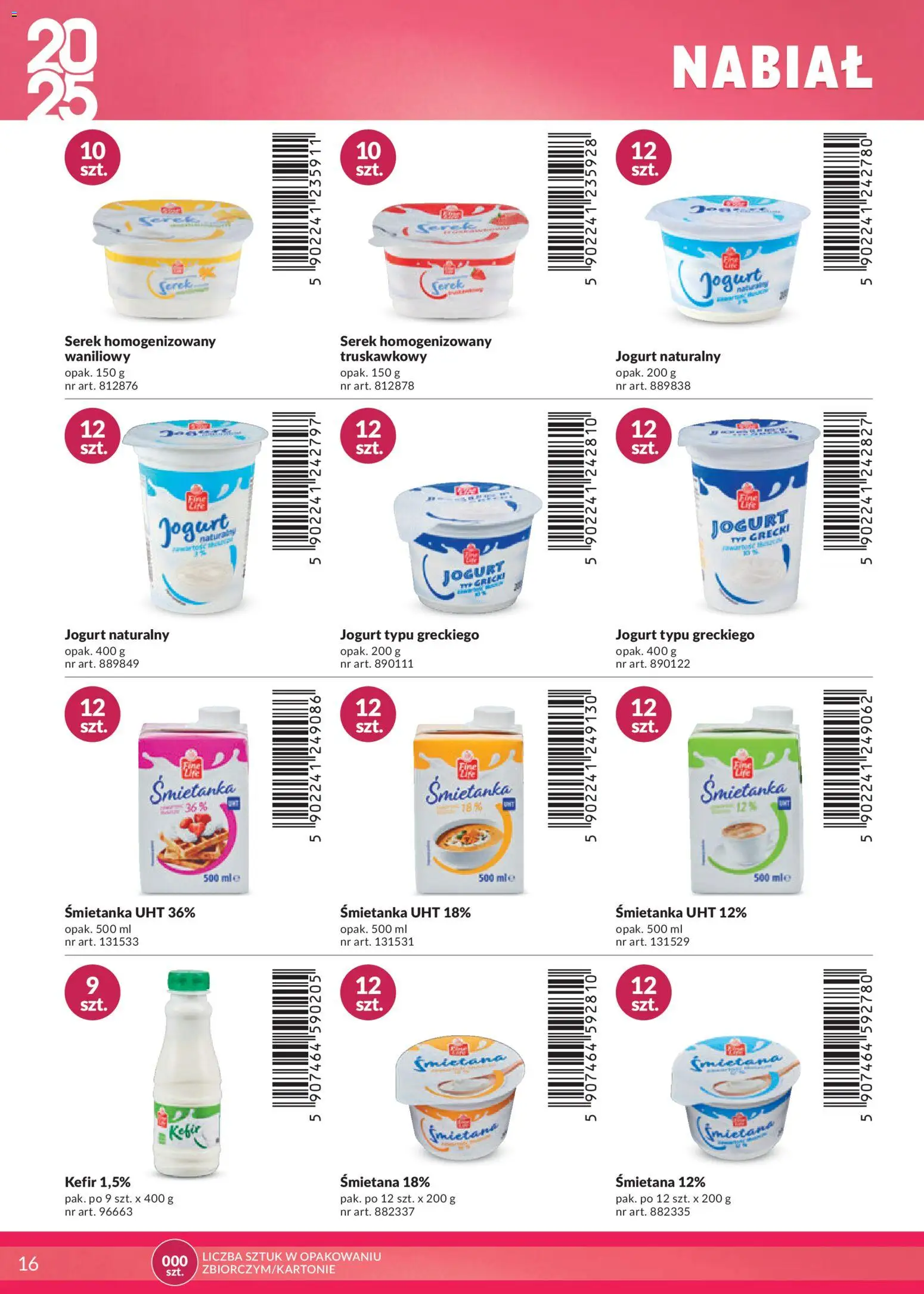 Makro Gazetka - Katalog marki własne dla Twojego sklepu od 28.04.2025 | Strona: 16 | Produkty: Kefir, Serek homogenizowany, Serek, Jogurt