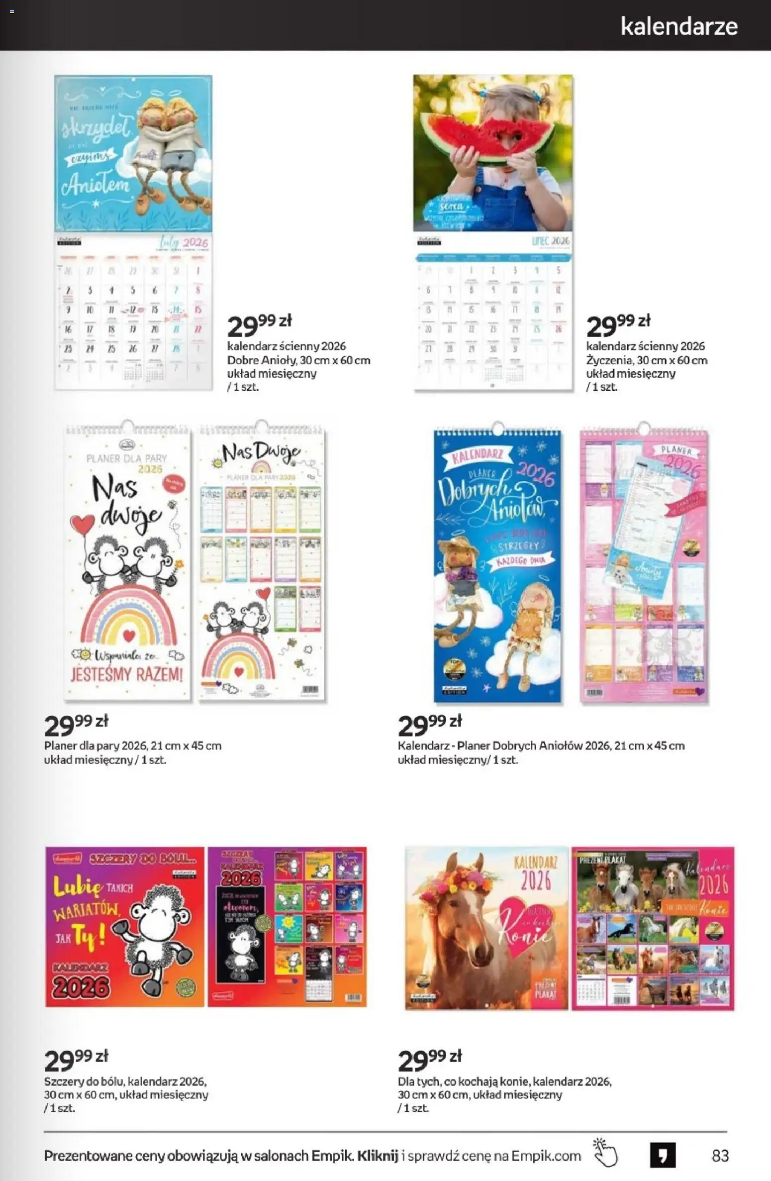 Empik promocje od 11.02.2026 | Strona: 83 | Produkty: Kalendarz