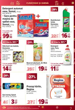 Ofertele Carrefour valabile de la 27.12.2025 | Pagină: 46 | Produse: Kedi Ödül Oyuncakları, Detergent, Sare