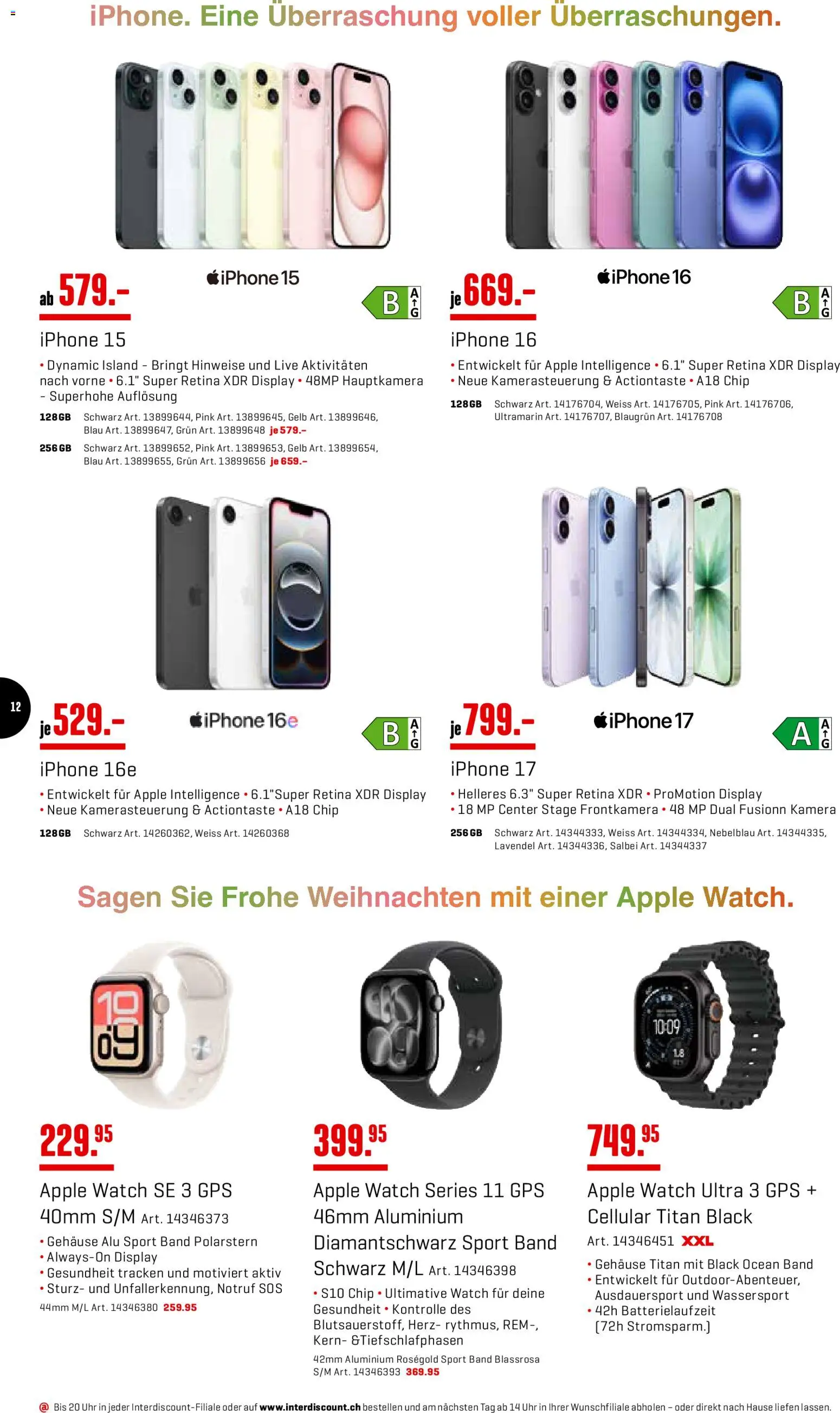 Interdiscount Aktionen – gültig ab 01.12.2025 | Seite: 12