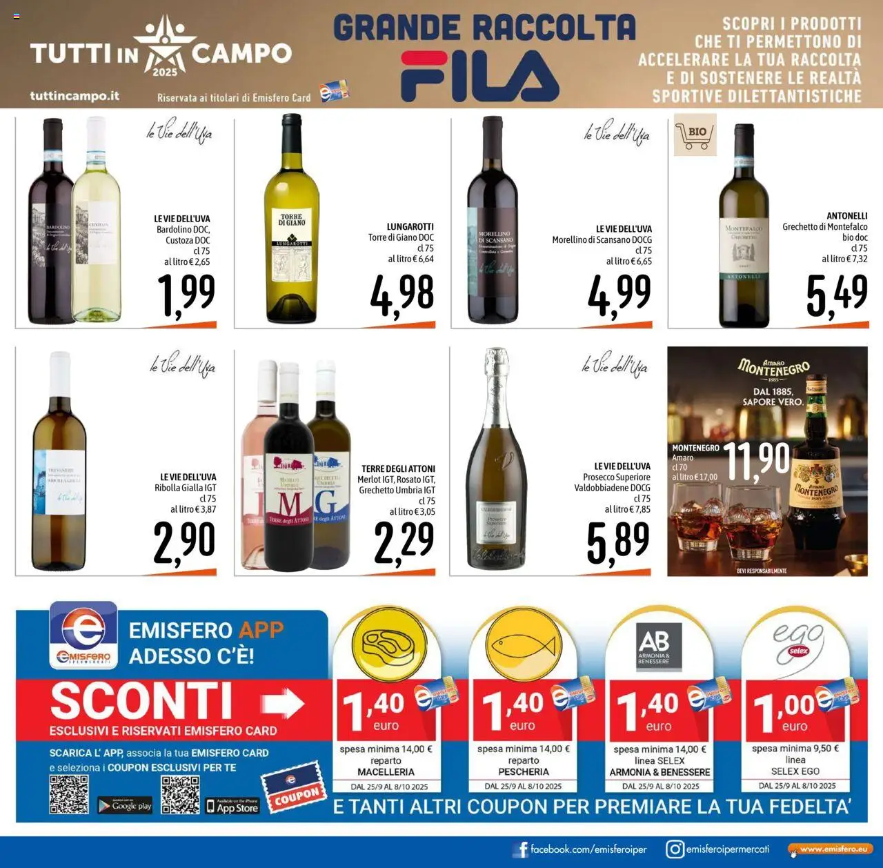 Volantino Emisfero del 25.09.2025 | Pagina: 7 | Prodotti: Tè, Prosecco, Amaro