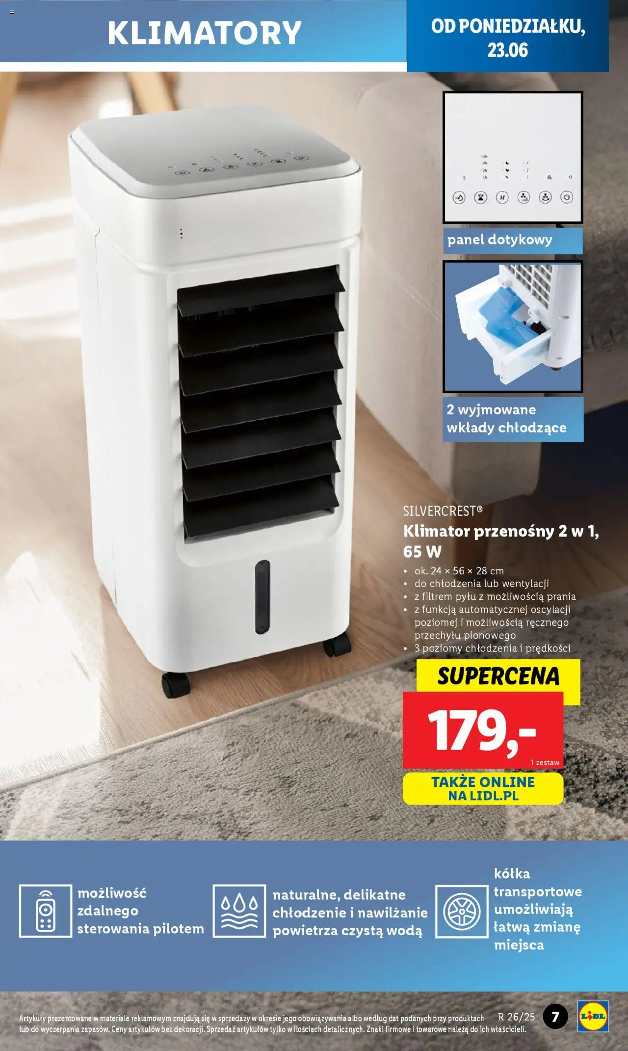 Lidl Katalog od 23.06.2025 | Strona: 7 | Produkty: Woda