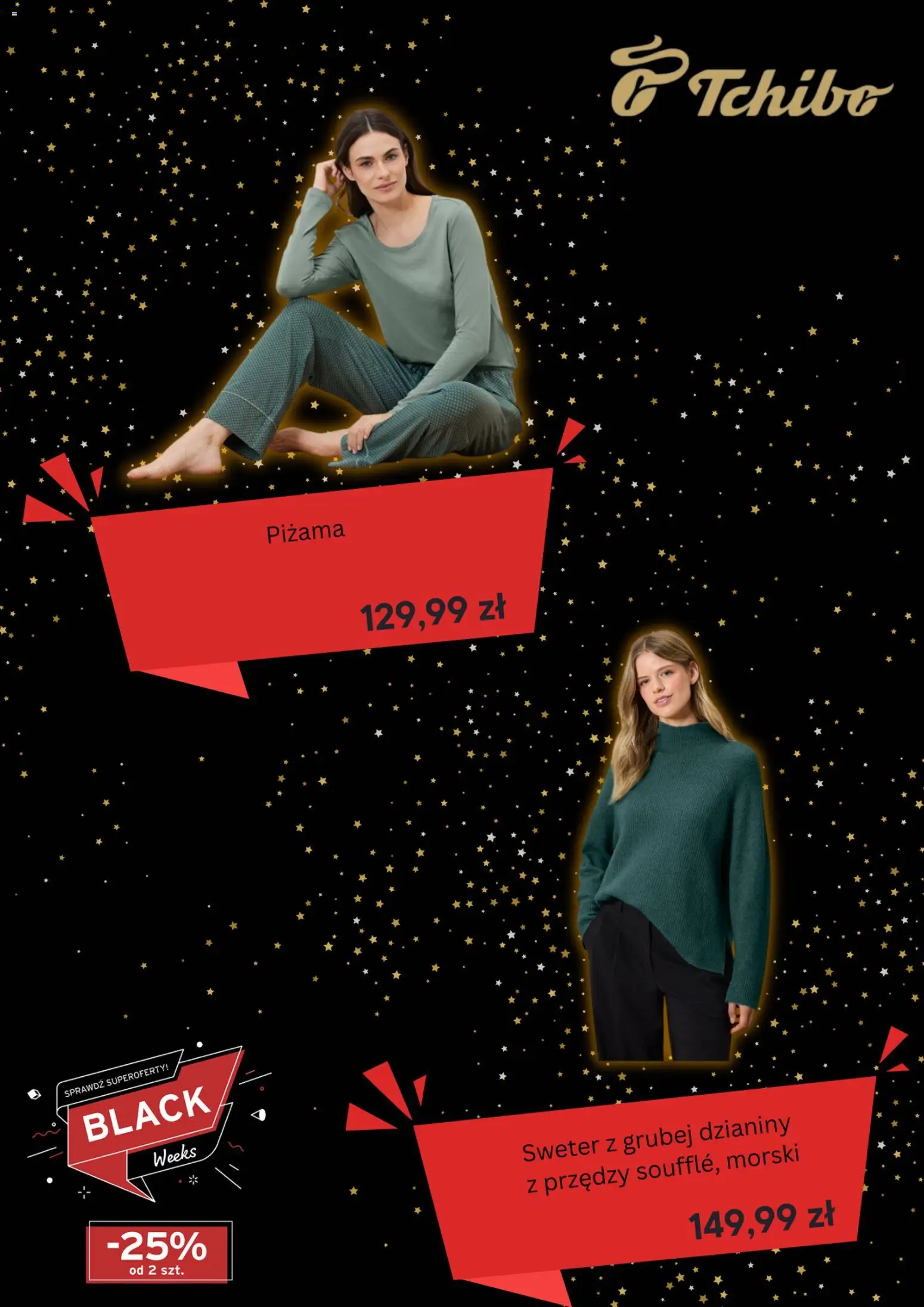 Tchibo Black Friday od 21.11.2025 | Strona: 3 | Produkty: Sweter, Piżama, Tchibo