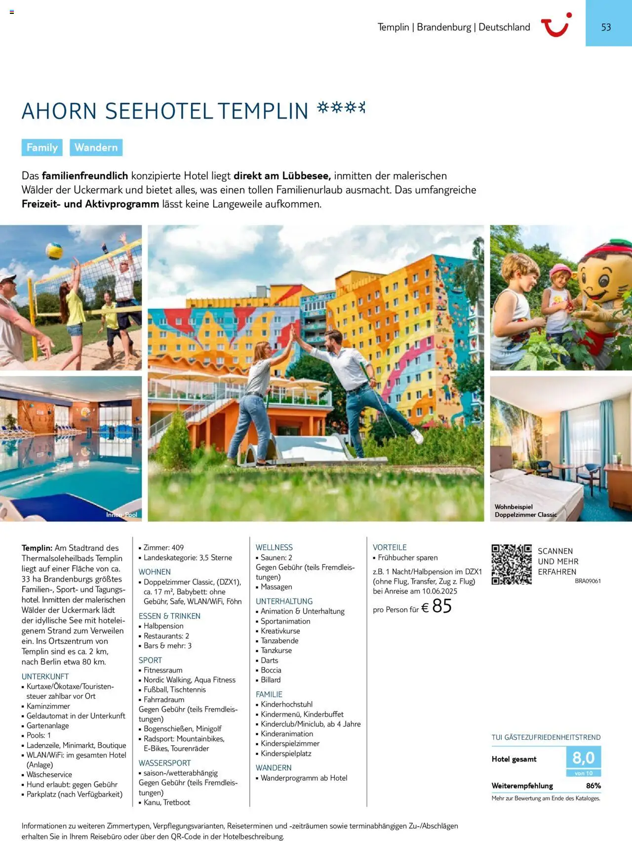 TUI Prospekt 	 – gültig ab 01.11.2024 | Seite: 53 | Produkte: Babybett, Föhn