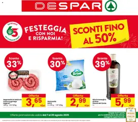 Anteprima del volantino Despar Cinto Caomaggiore catalogo valido a partire dal 07.08.2025