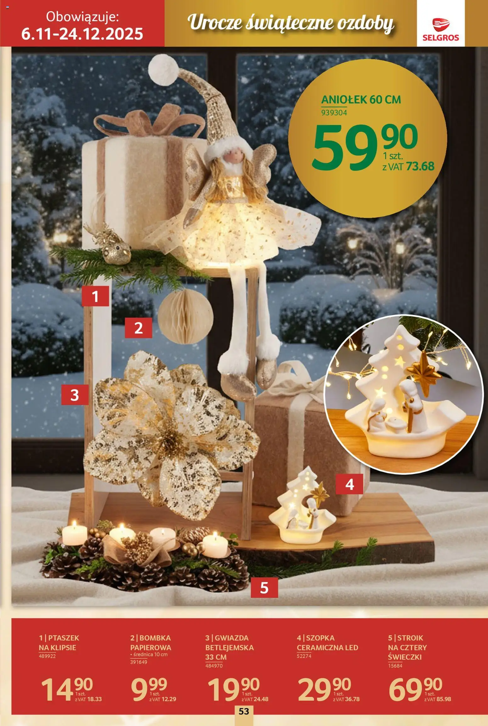 Selgros cash&carry Gazetka - Boże Narodzenie od 06.11.2025 | Strona: 53