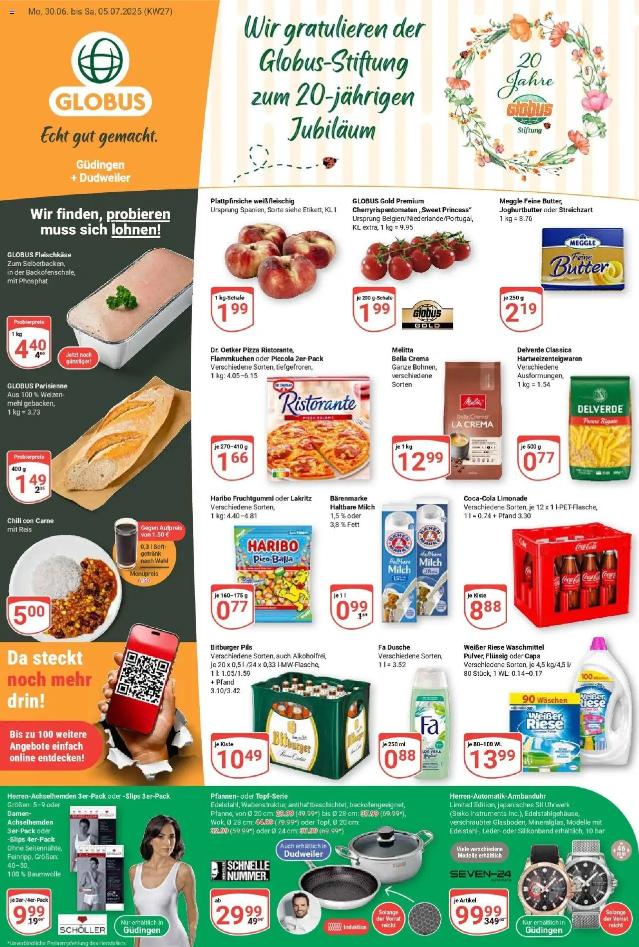 Globus prospekt Saarbrücken-Güdingen	 - gültig ab dem 29.06.2025 | Seite: 5 | Produkte: Melitta, Mehl, Shower Gel, Chili