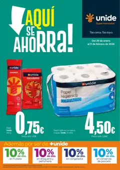 Vista previa Unide -  Supermercados  válido desde el 29.01.2026