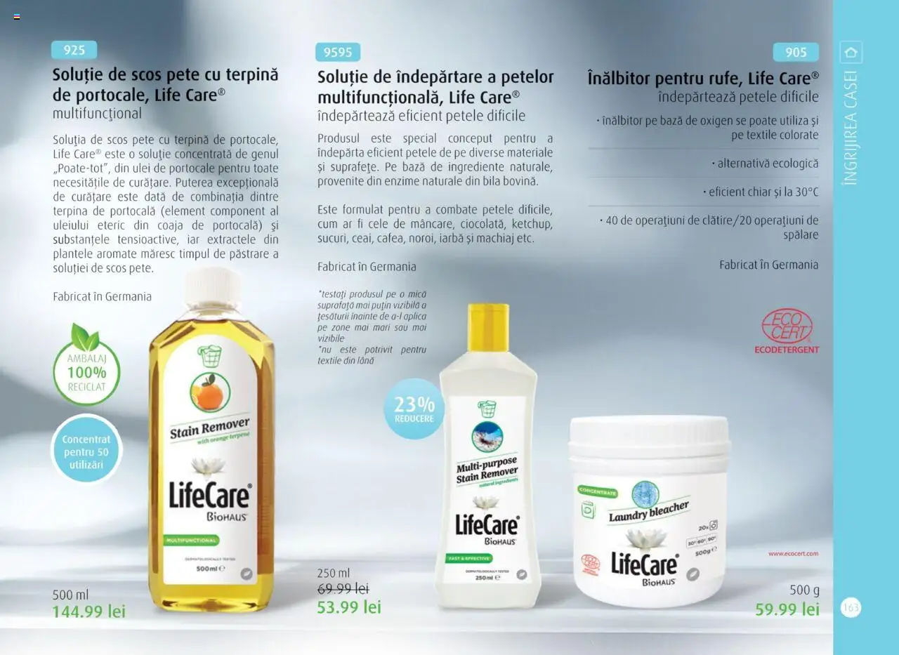 Life Care catalog - Aprilie/Octombrie – valabil de la 01.04.2025 | Pagină: 165 | Produse: Machiaj, Ulei, Portocale
