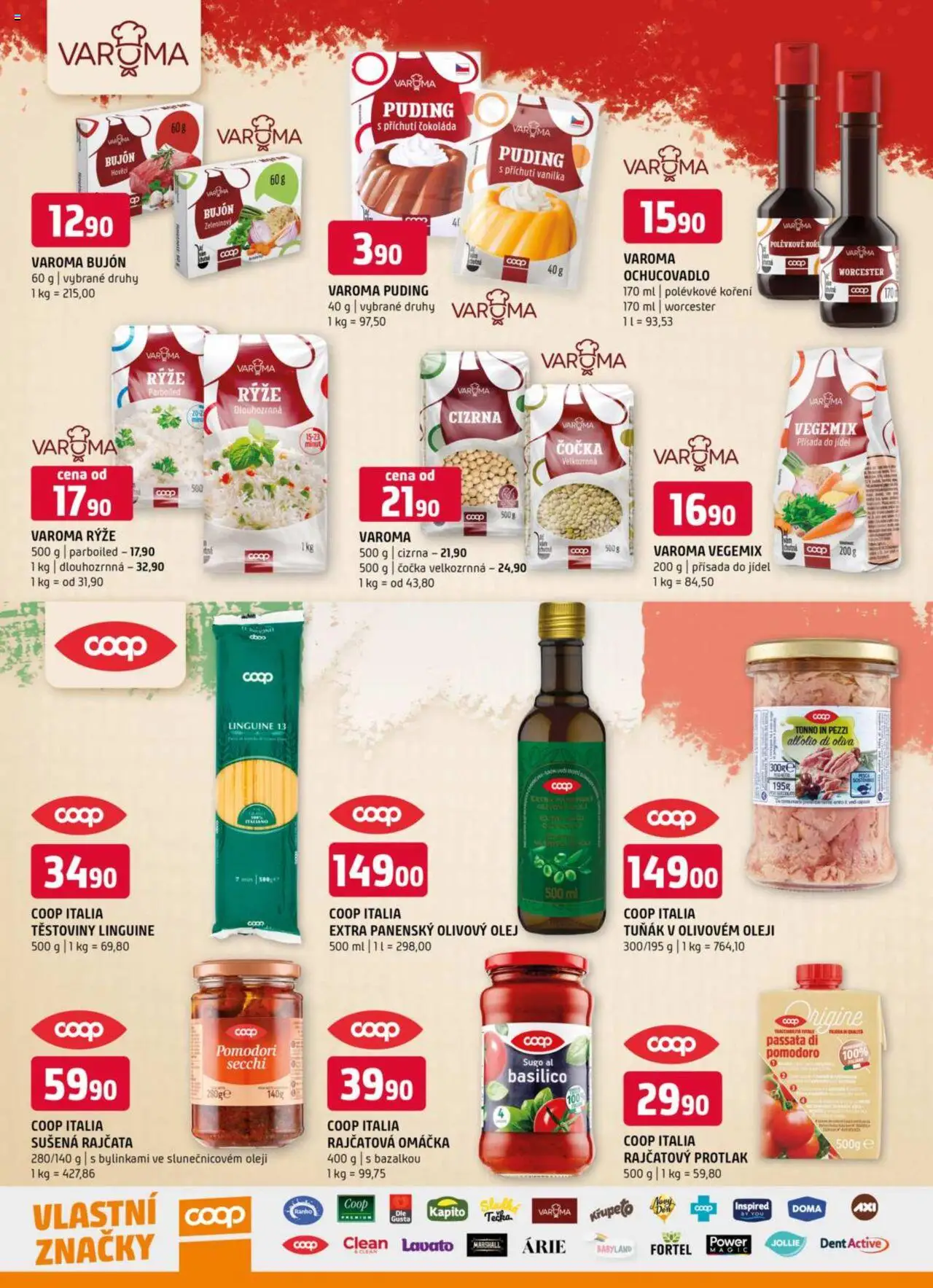 Terno leták - Tábor od 03.09.2025 | Strana: 18 | Produkty: Čokoláda, Puding, Bujón, Sušená rajčata