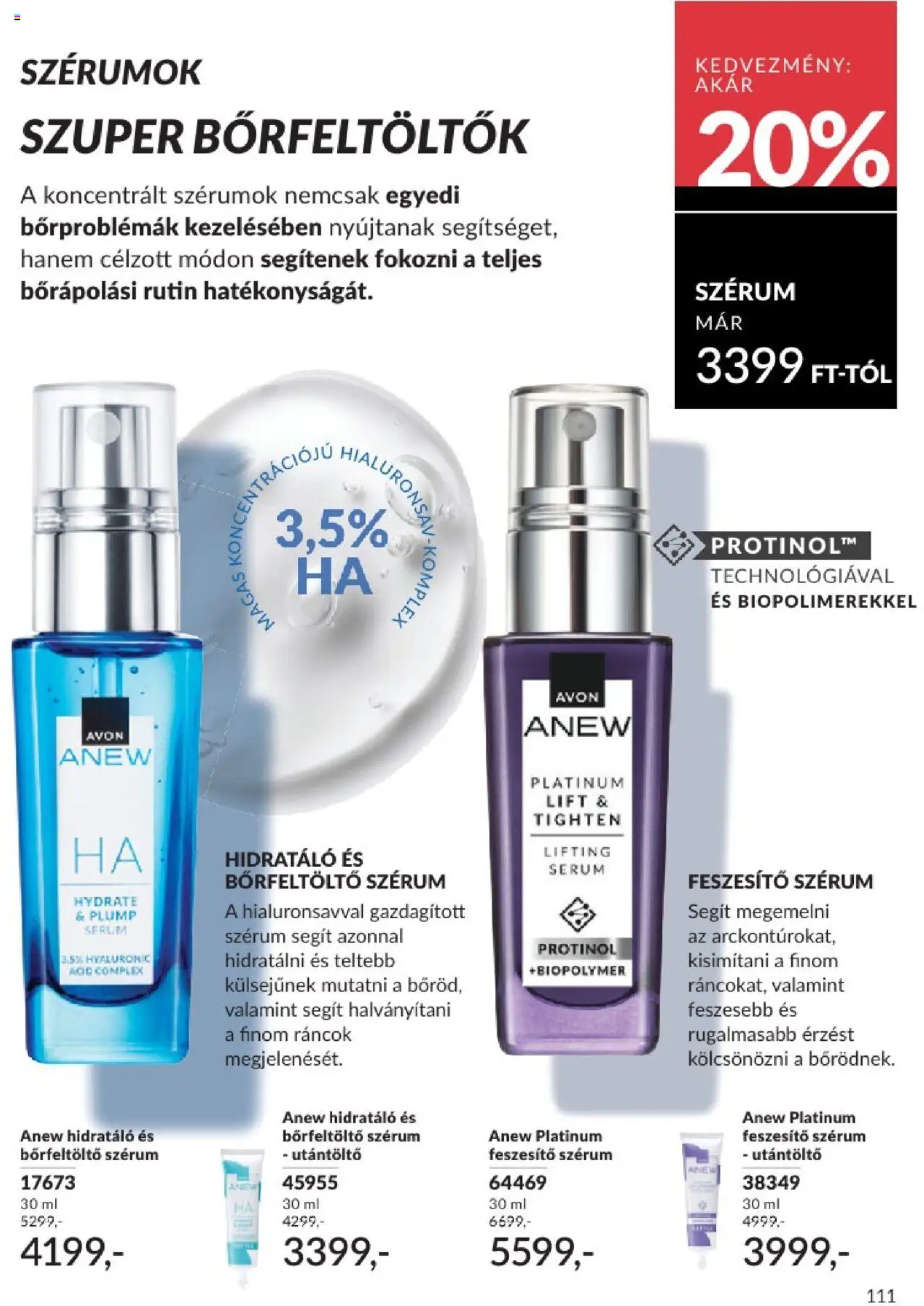 Avon akciós ujság - amely érvényes a következő dátumtól: 01.06.2025 | Oldal: 111