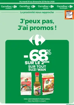 Carrefour City - Prévisualisation de Carrefour City J'peux pas, j'ai promos valide à partir de 10.02.2026