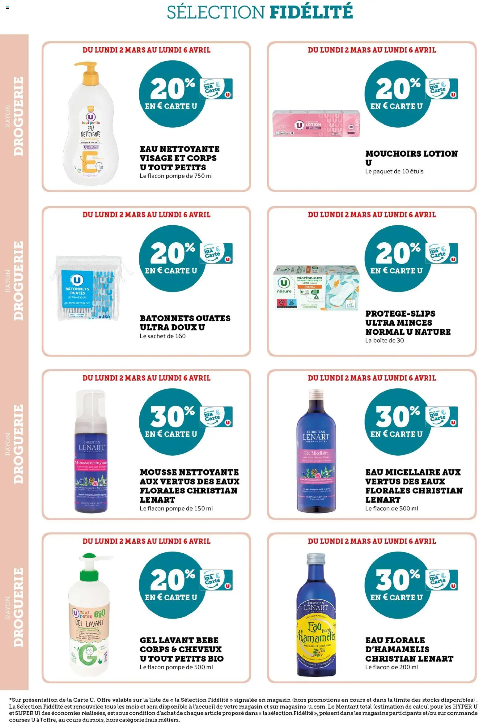 {H1} | Page: 12 | Produits: Mousse, Eau micellaire, Mouchoirs