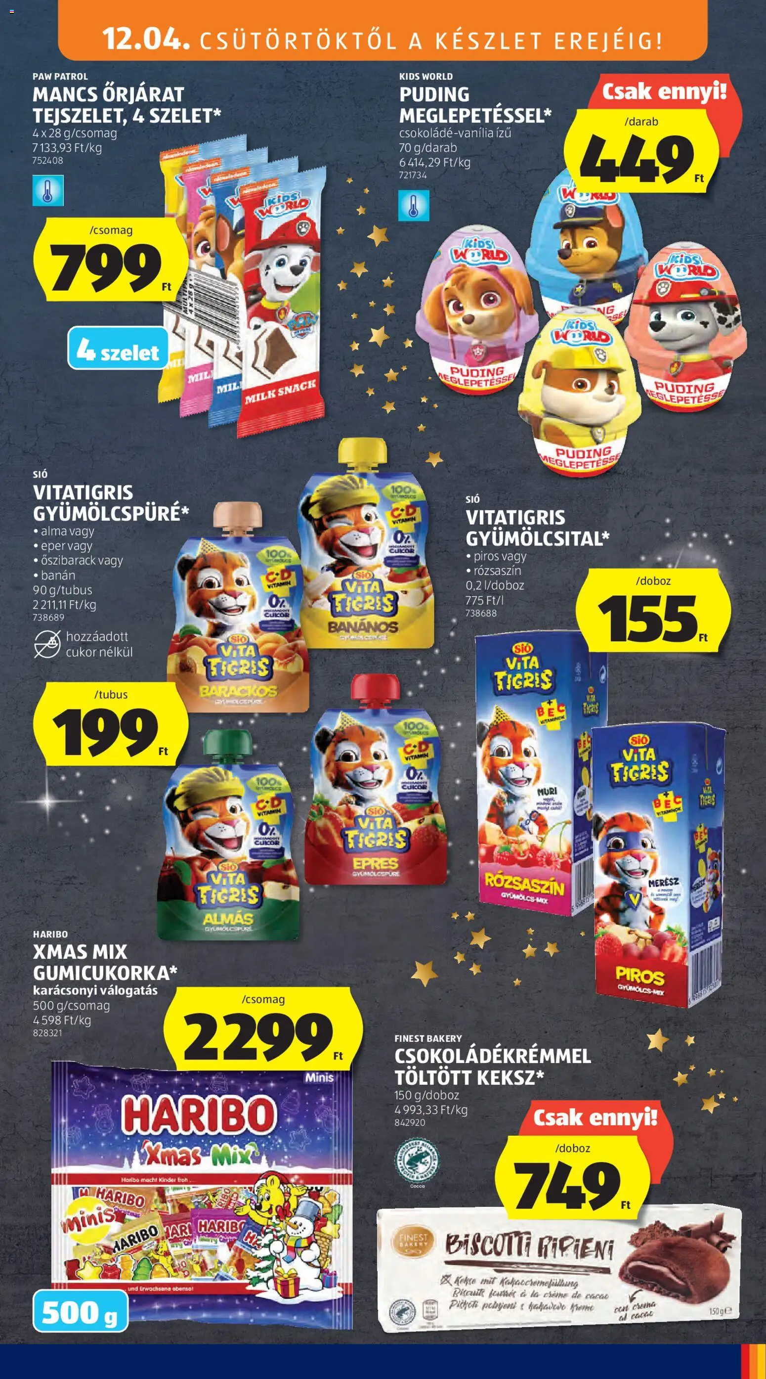 Aldi akciós ujság - amely érvényes a következő dátumtól: 04.12.2025 | Oldal: 25 | Termékek: Őszibarack, Tej, Eper, Cukor