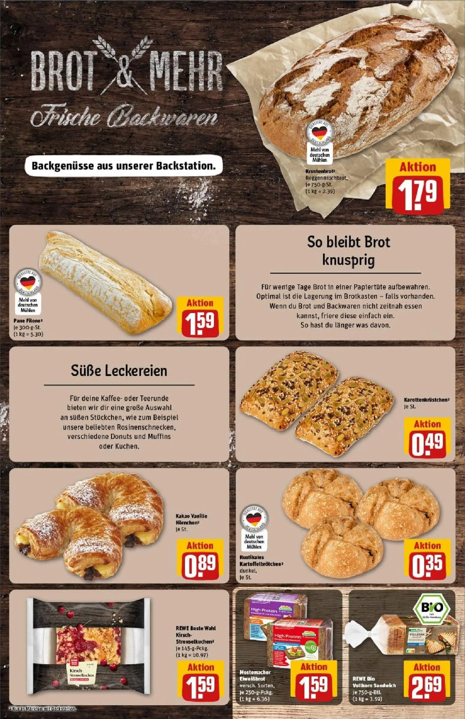 Rewe prospekt Heidenheim	 – gültig ab 26.10.2025 | Seite: 13 | Produkte: Mehl, Kaffee, Pane, Brot